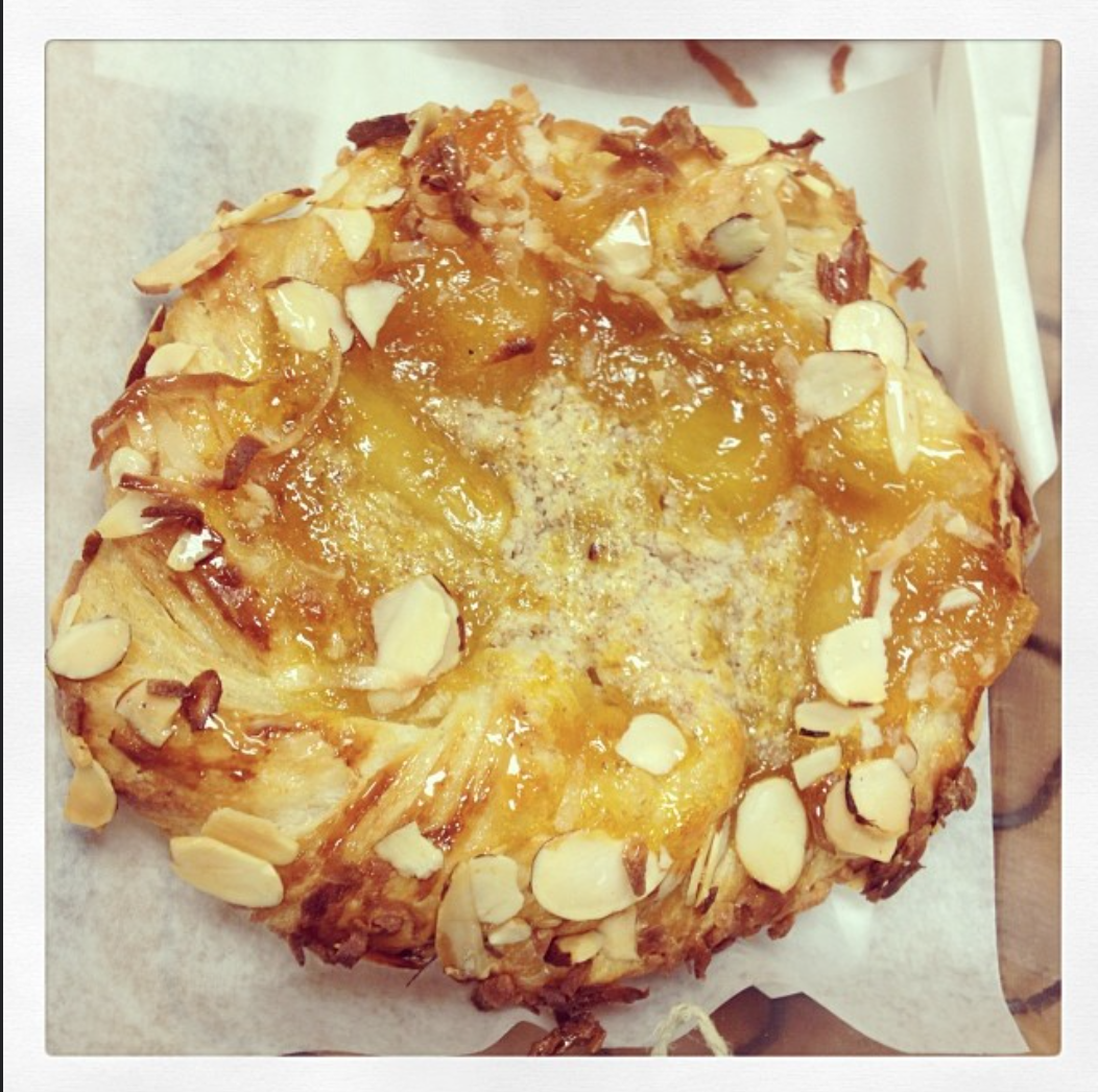 Mango, Apricot, Coconut & Almond Pastry