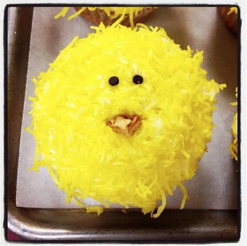 Baby Chick Easter Cupcakes