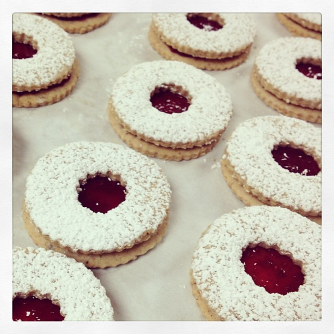 Raspberry Linzers