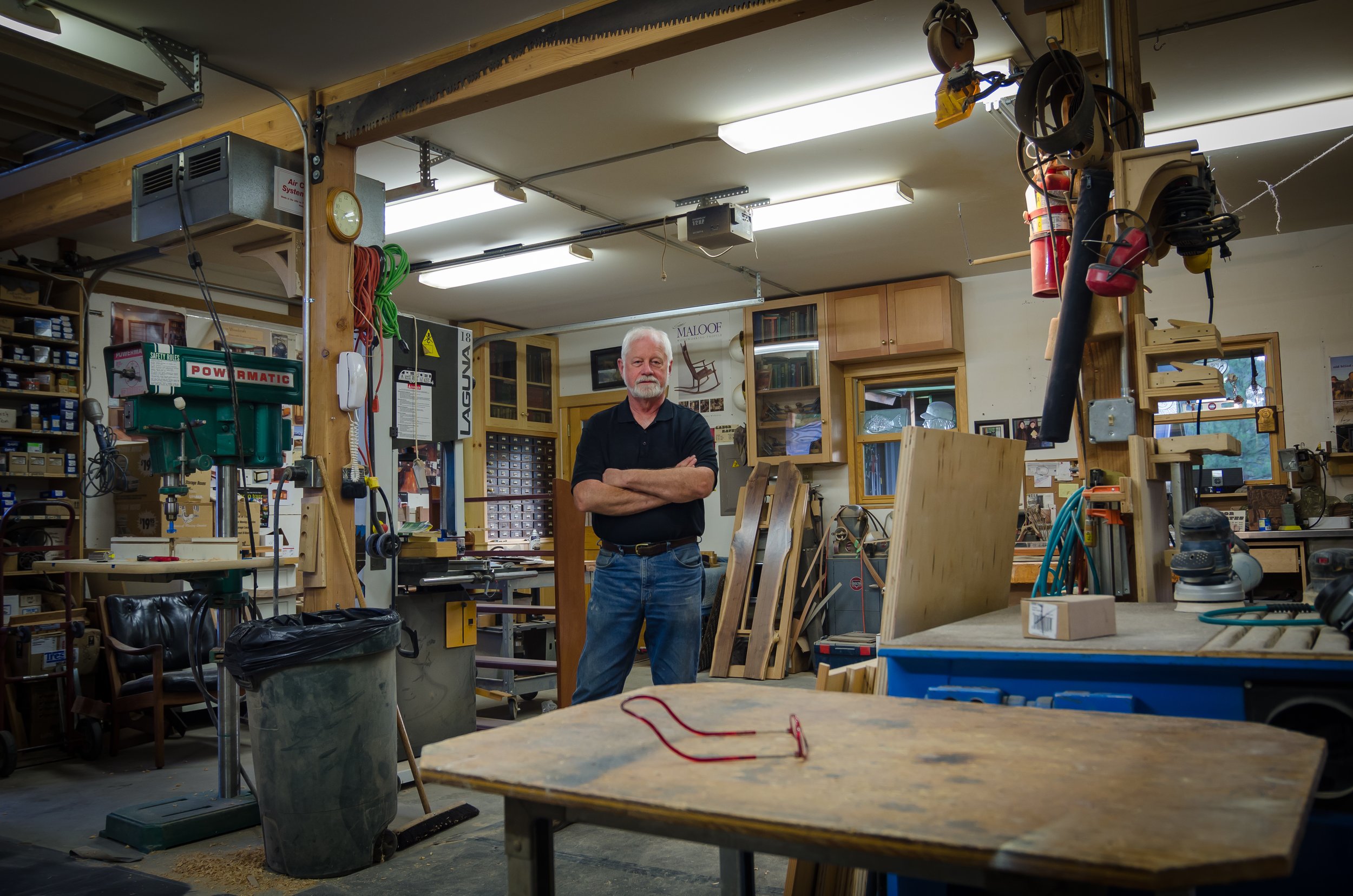 Rick Swanson, woodworker. Methow Arts Magazine, fall edition, 2016.