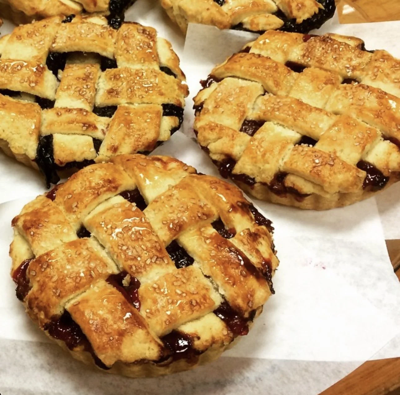 Mixed Berry Pies