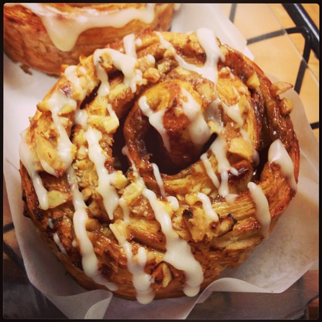 Brown Sugar Cinnamon Walnut Morning Roll