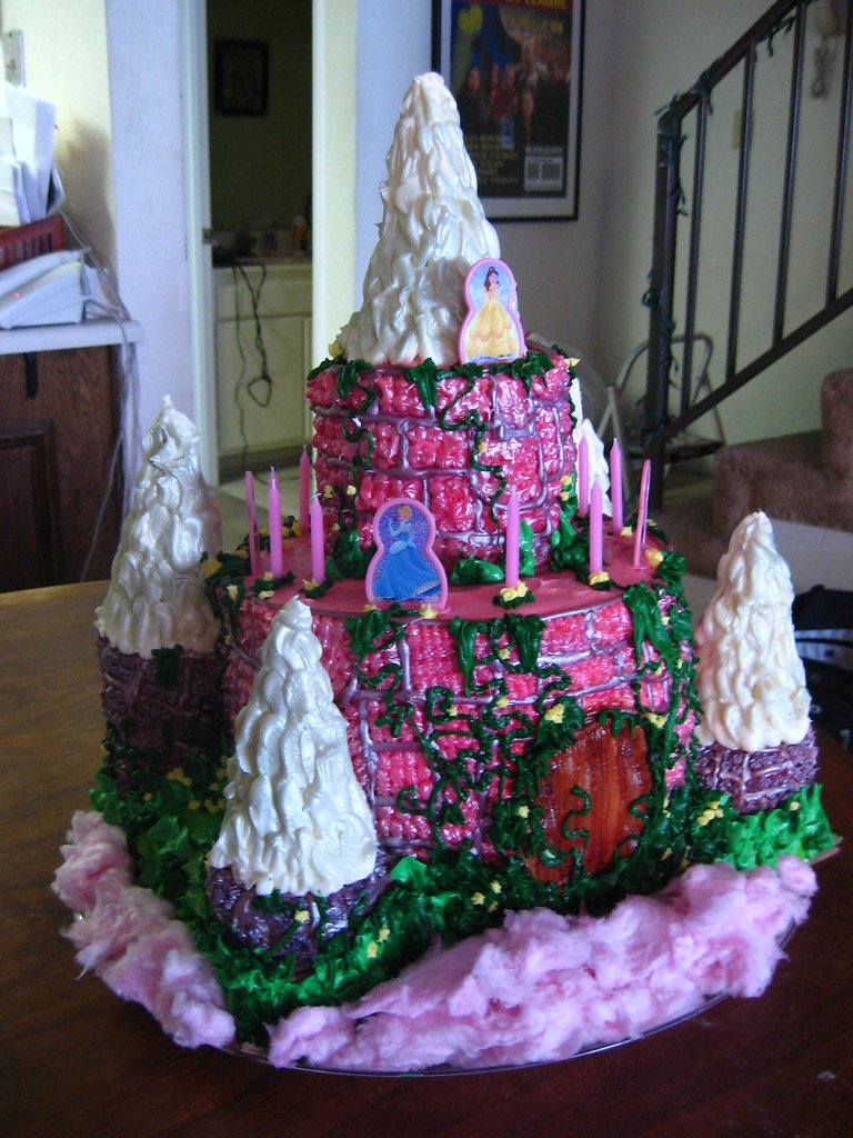 Princess Castle Birthday Cake