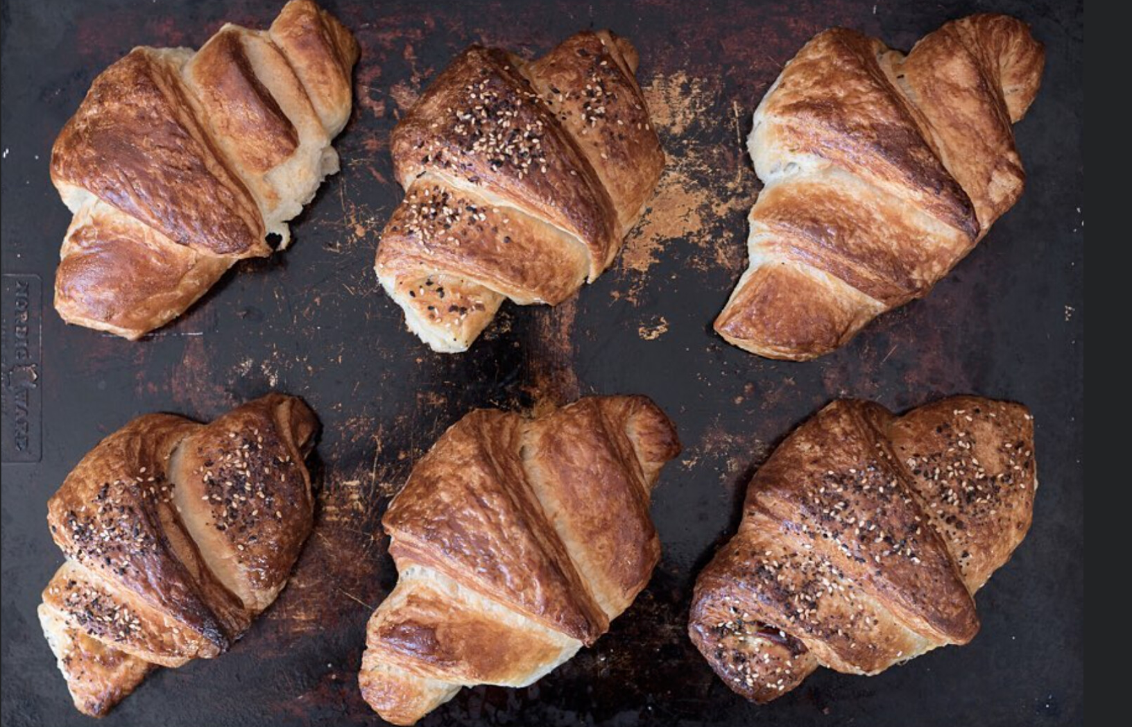 Sausage, Onion, Pepper and Cheddar Croissants
