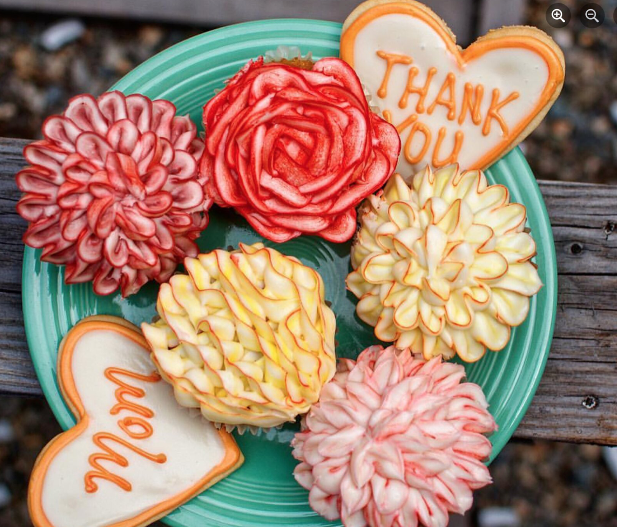 Mother's Day Flower Cupcakes