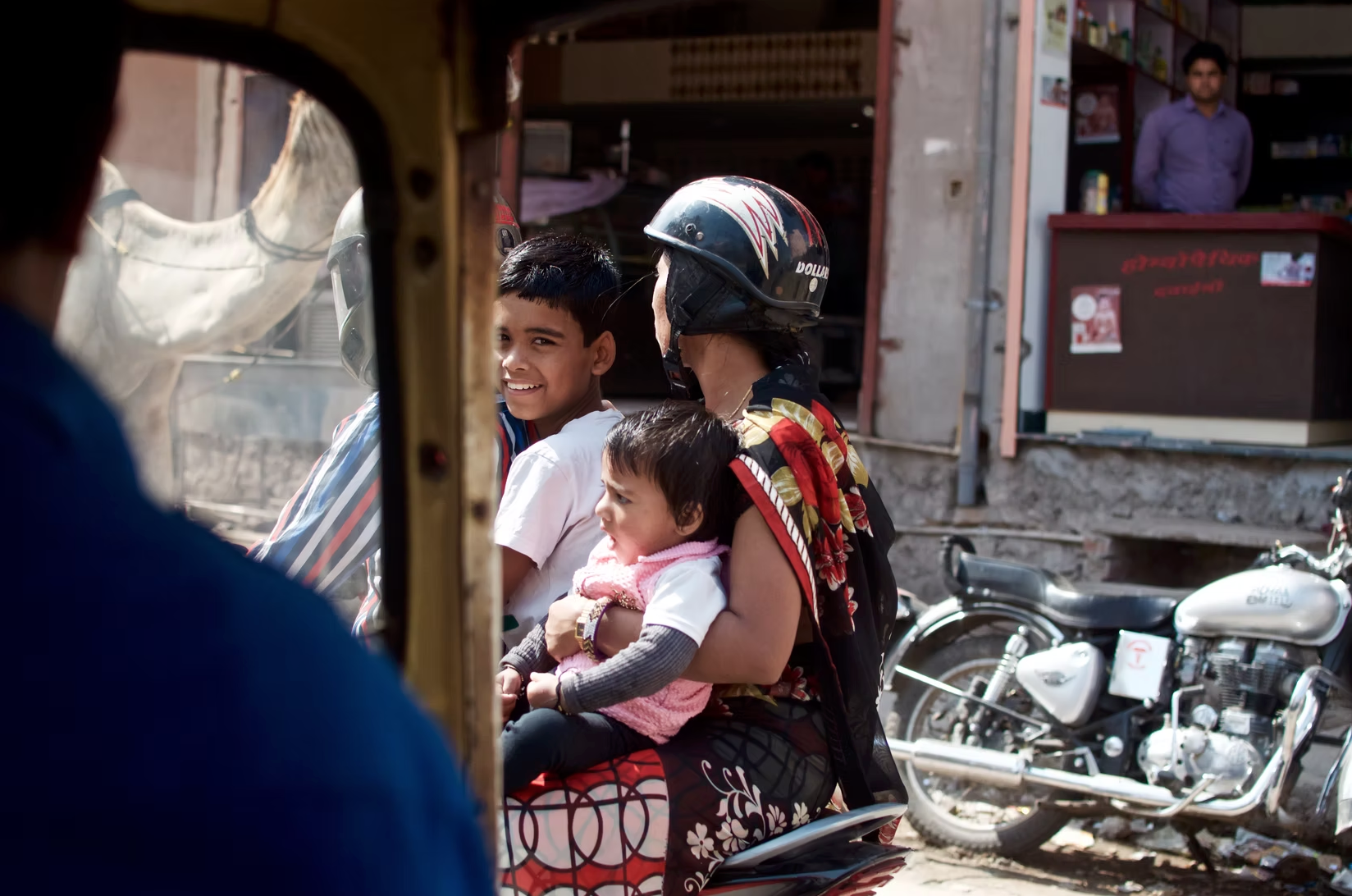 Family Ride in Delhi