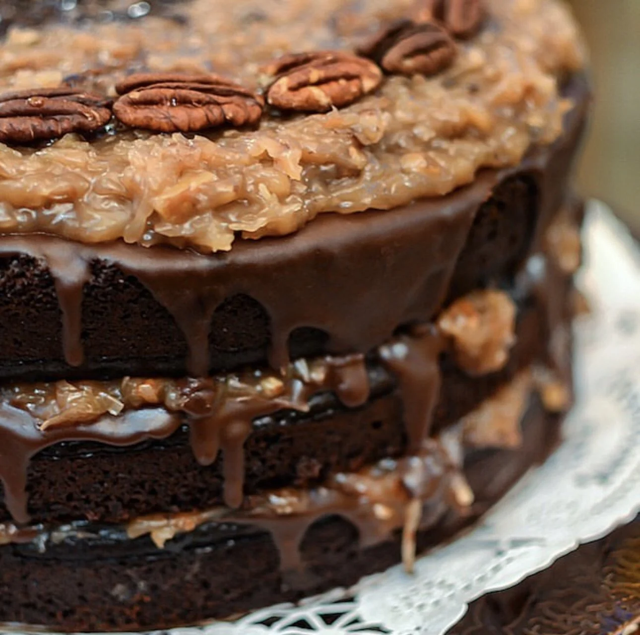 Vegan German Chocolate Cake