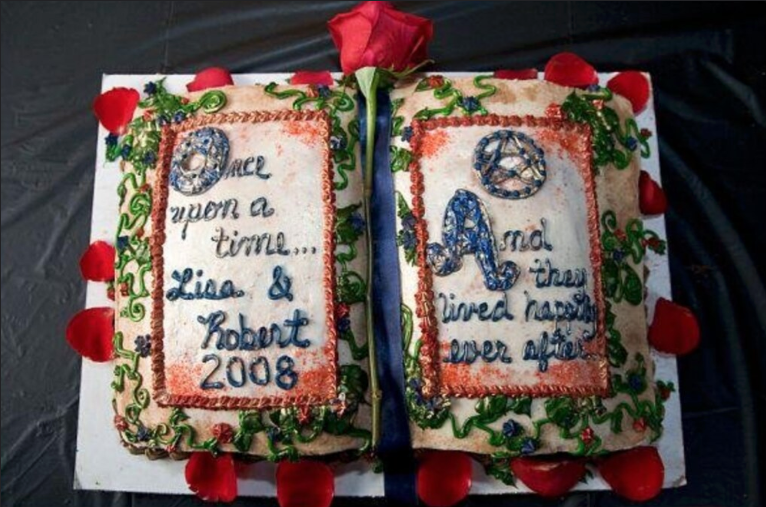 Storybook Wedding Cake