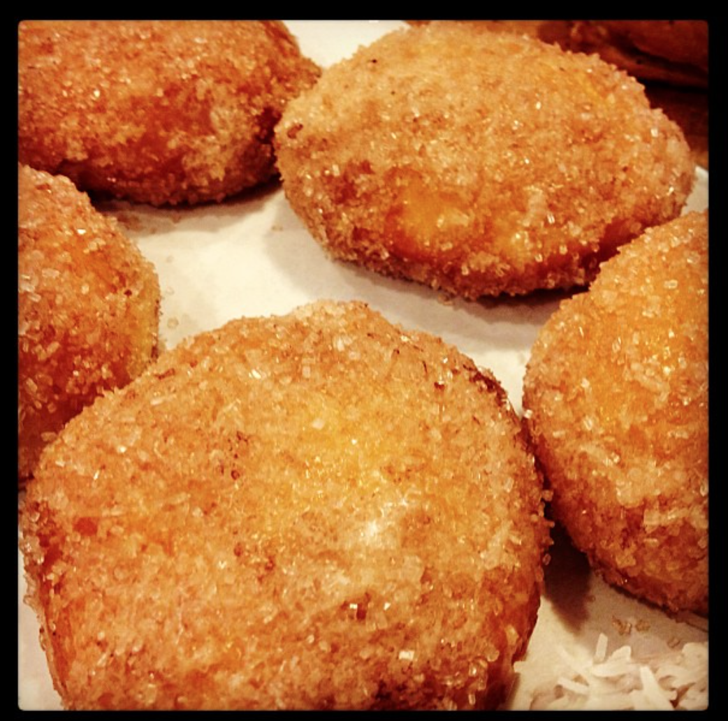 Raspberry Filled Cinnamon Sugar Donuts