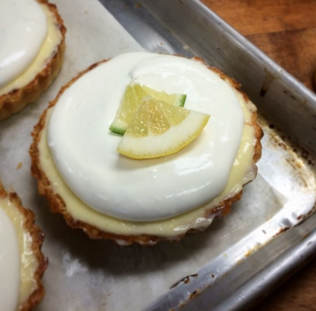 Mini Lemon Lime Cream Pies