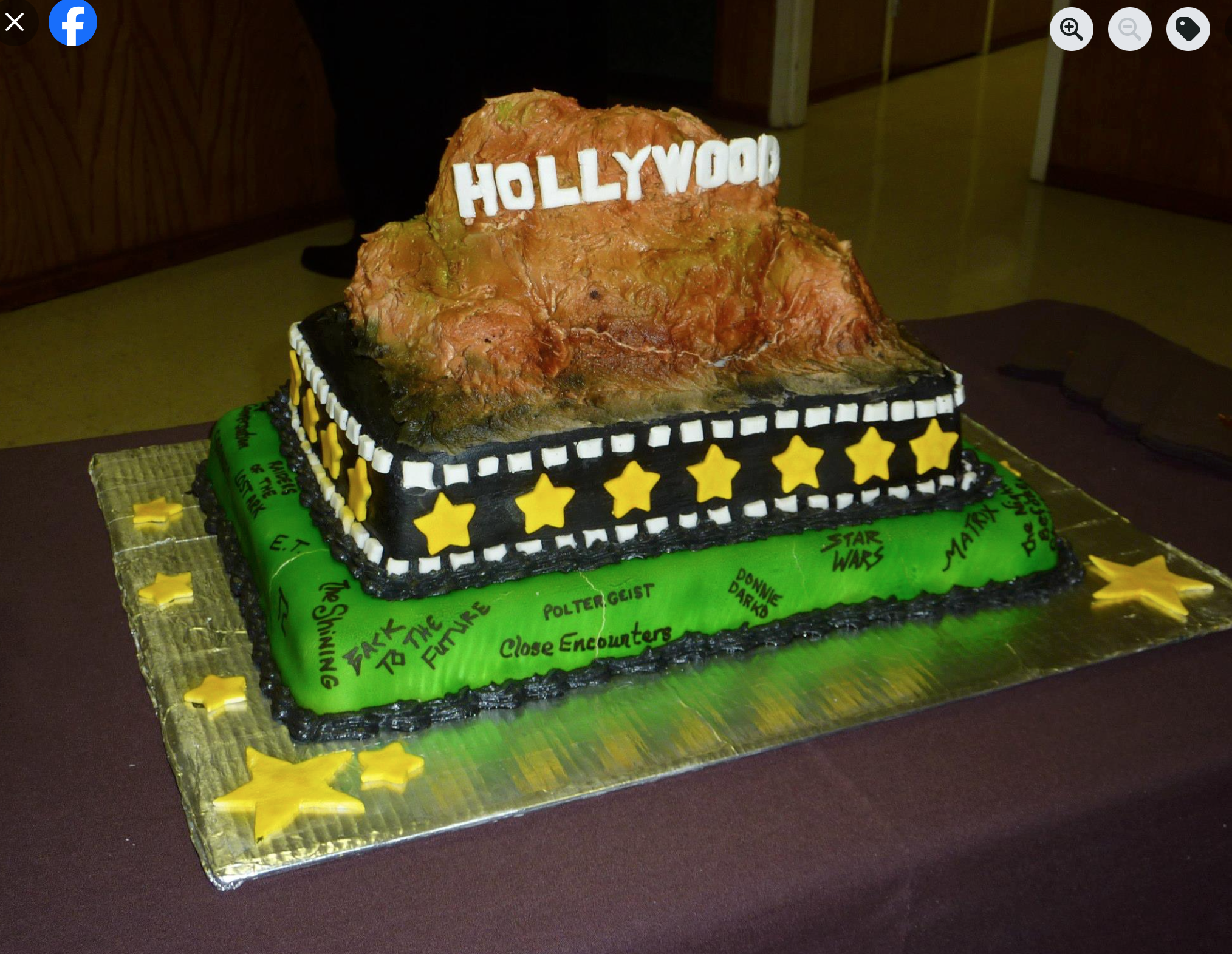 Hollywood Movie Grooms Cake