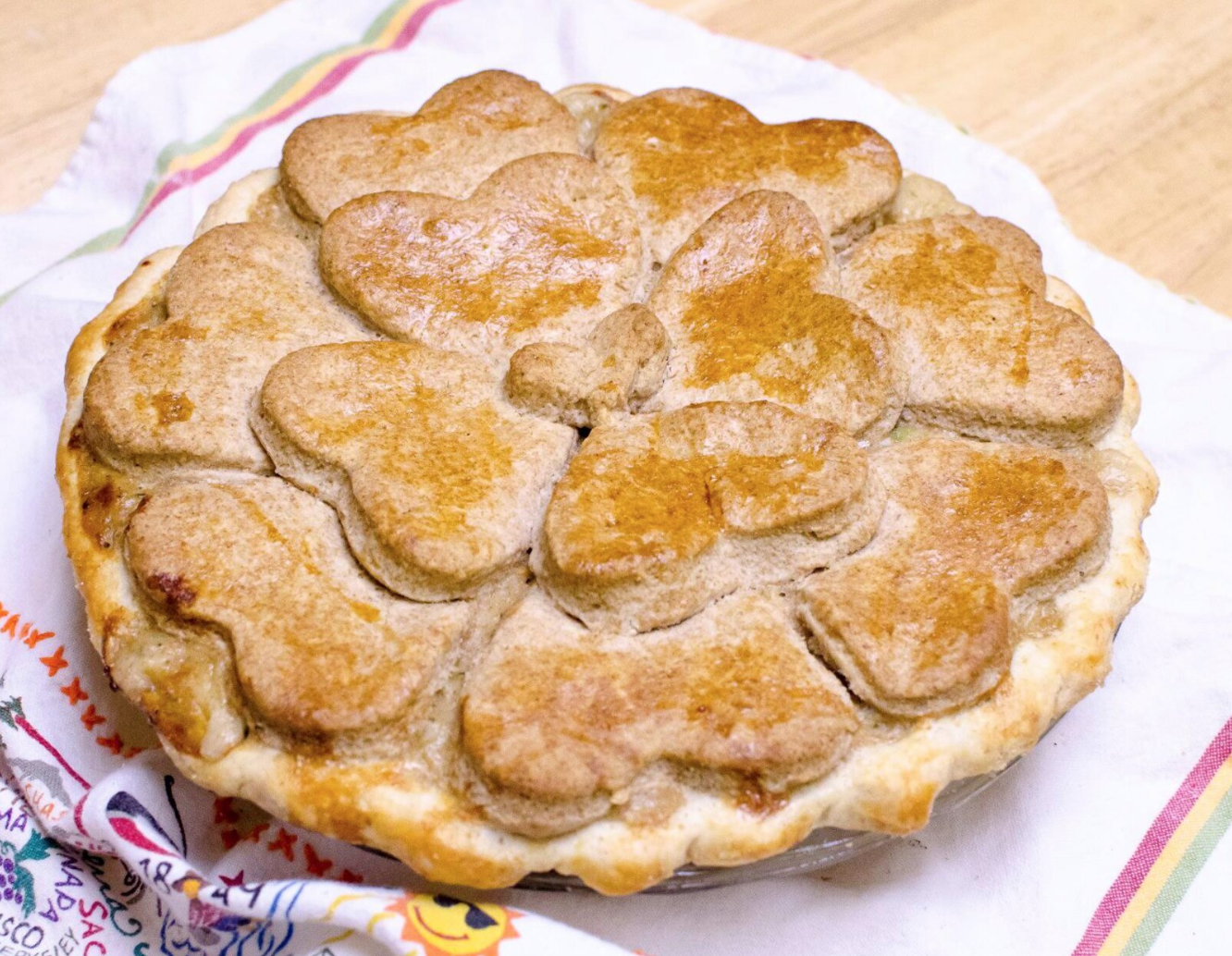 Chicken and Biscuits Pie