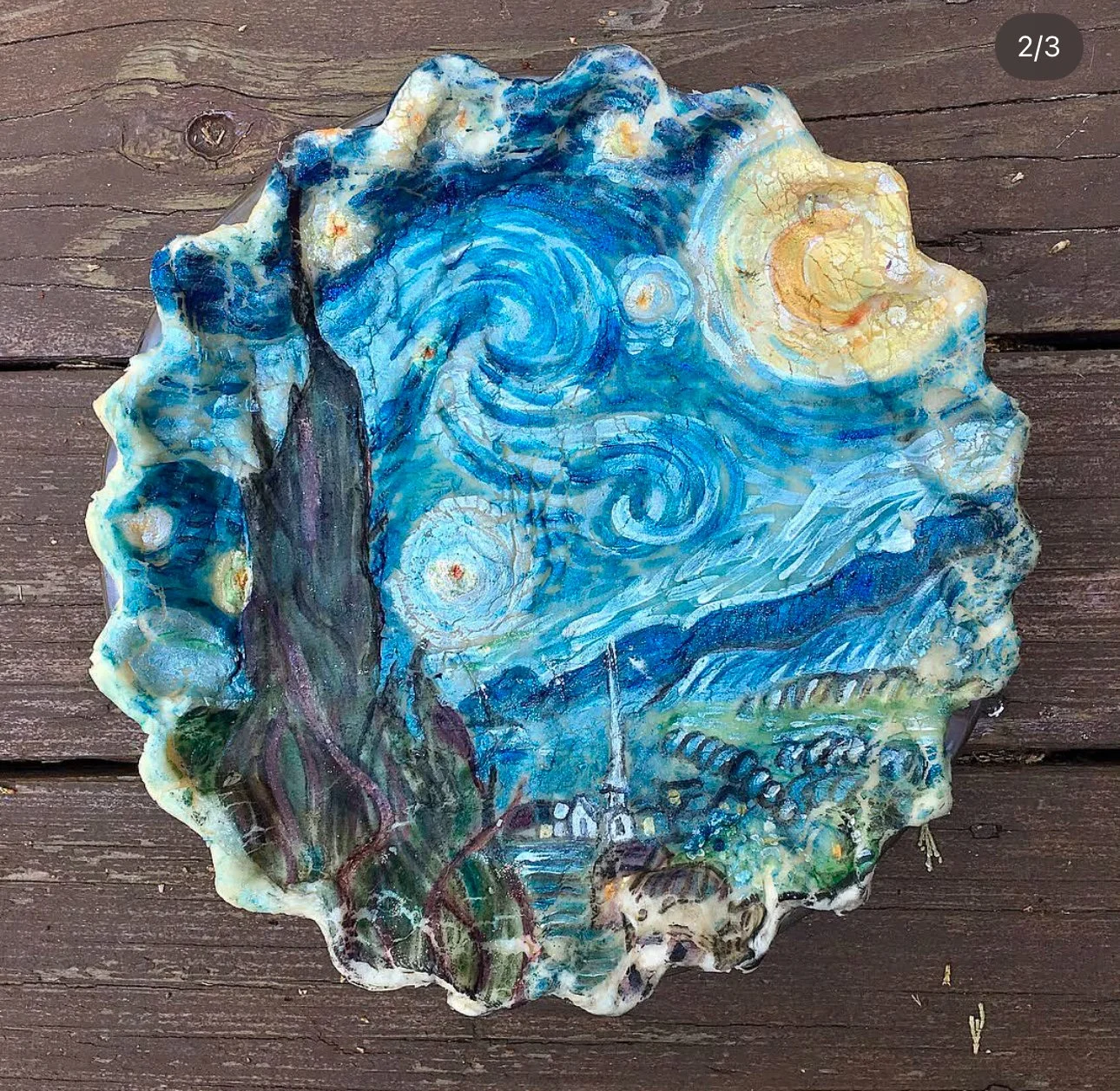 'Starry Night' Blueberry Pie