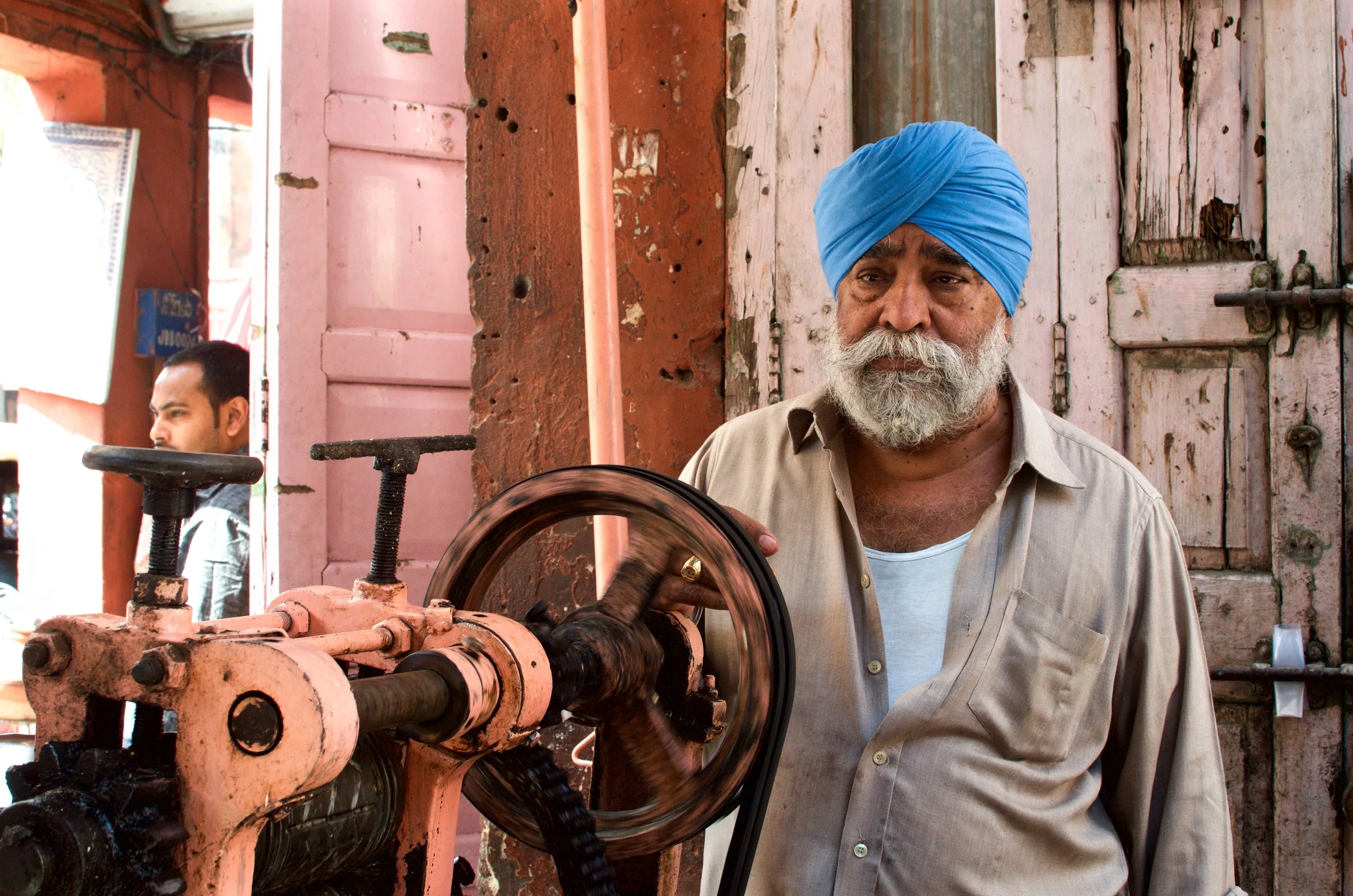 Sugar Cane Man in Jaipur