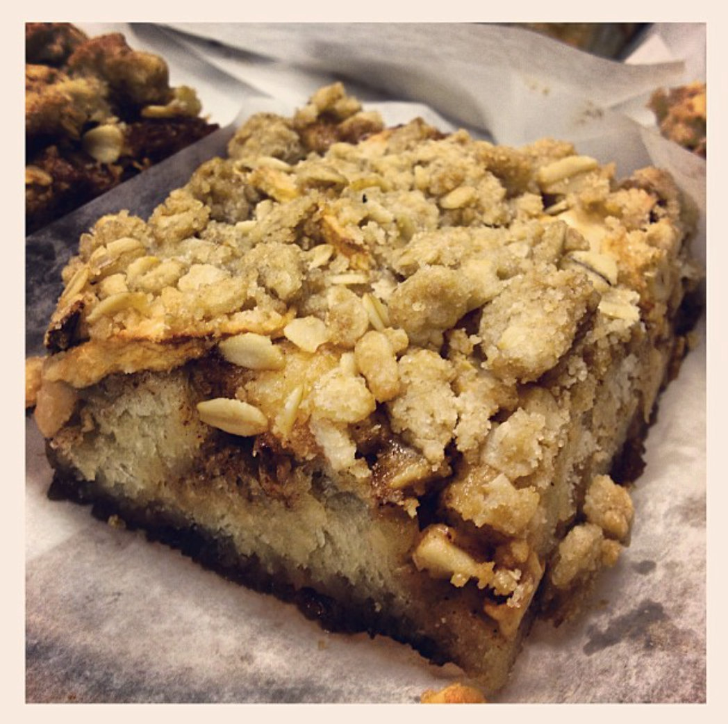 Apple Fritter Crisp Bars