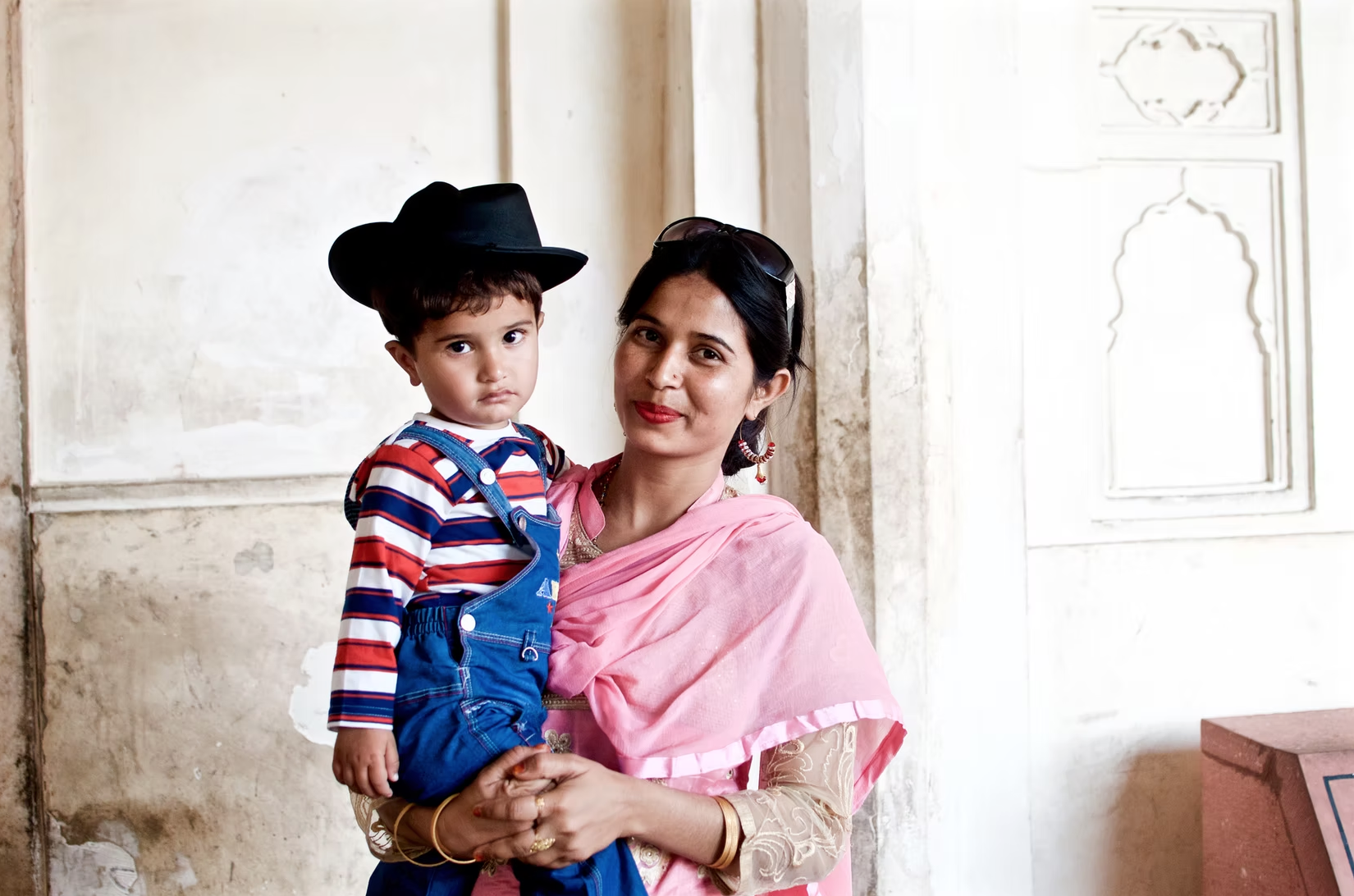Mother and Child in Delhi
