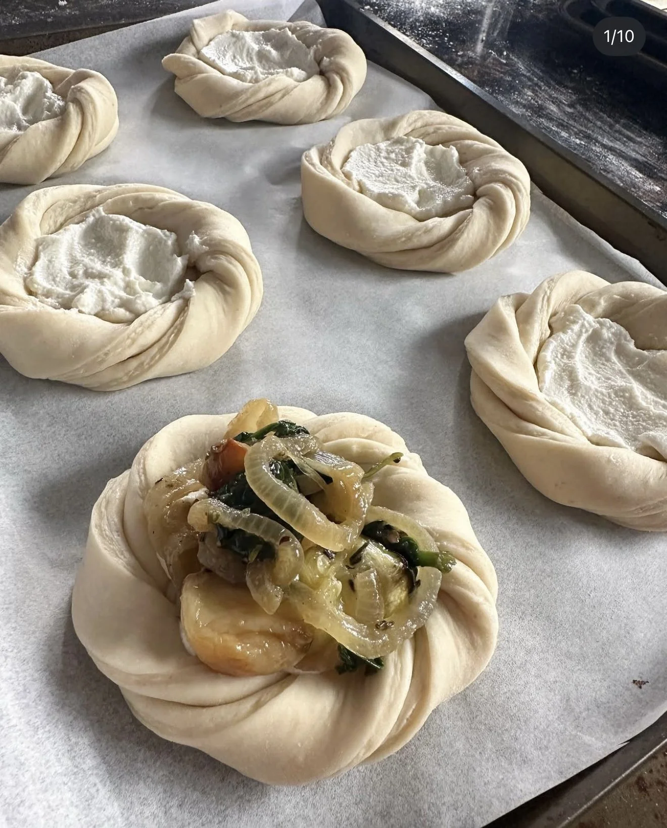Veggie Pastries Pre-Bake