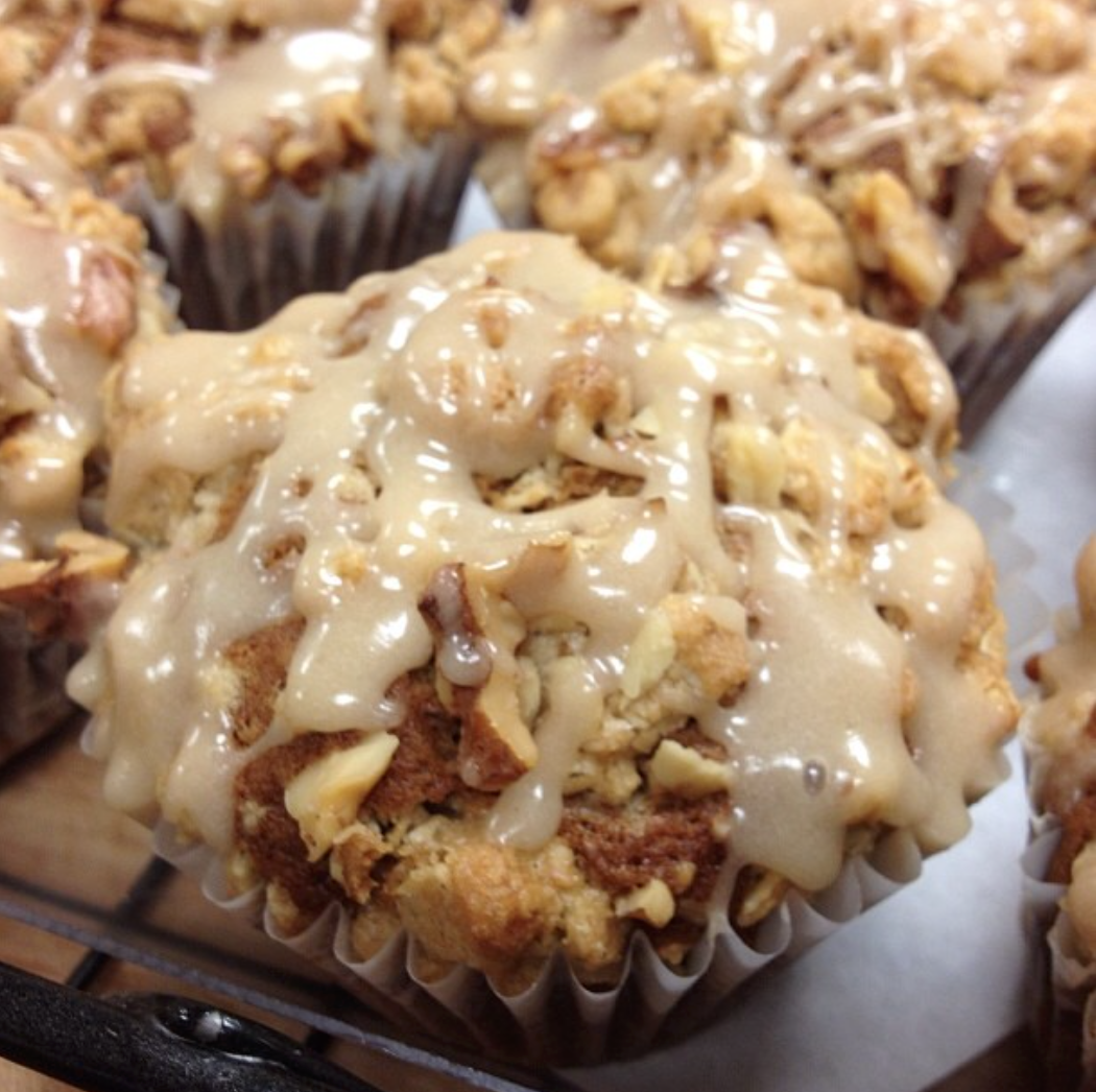 Pumpkin Streusel Maple Walnut Muffins