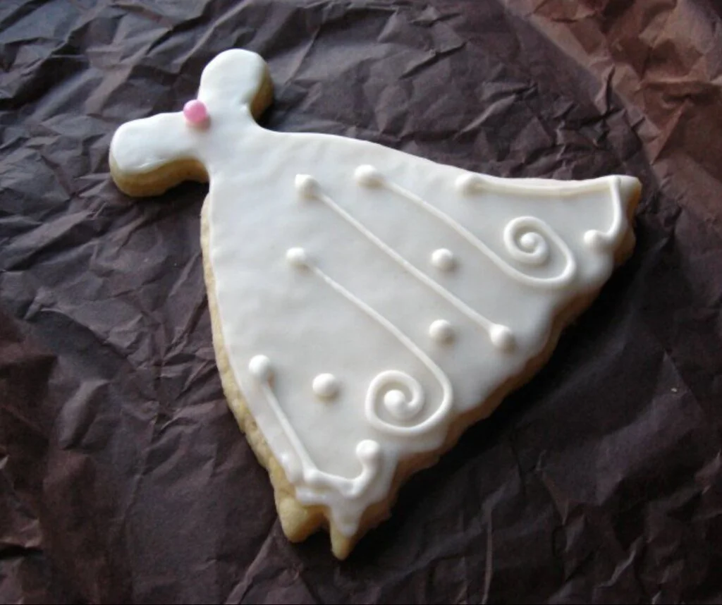 Wedding Dress Sugar Cookies