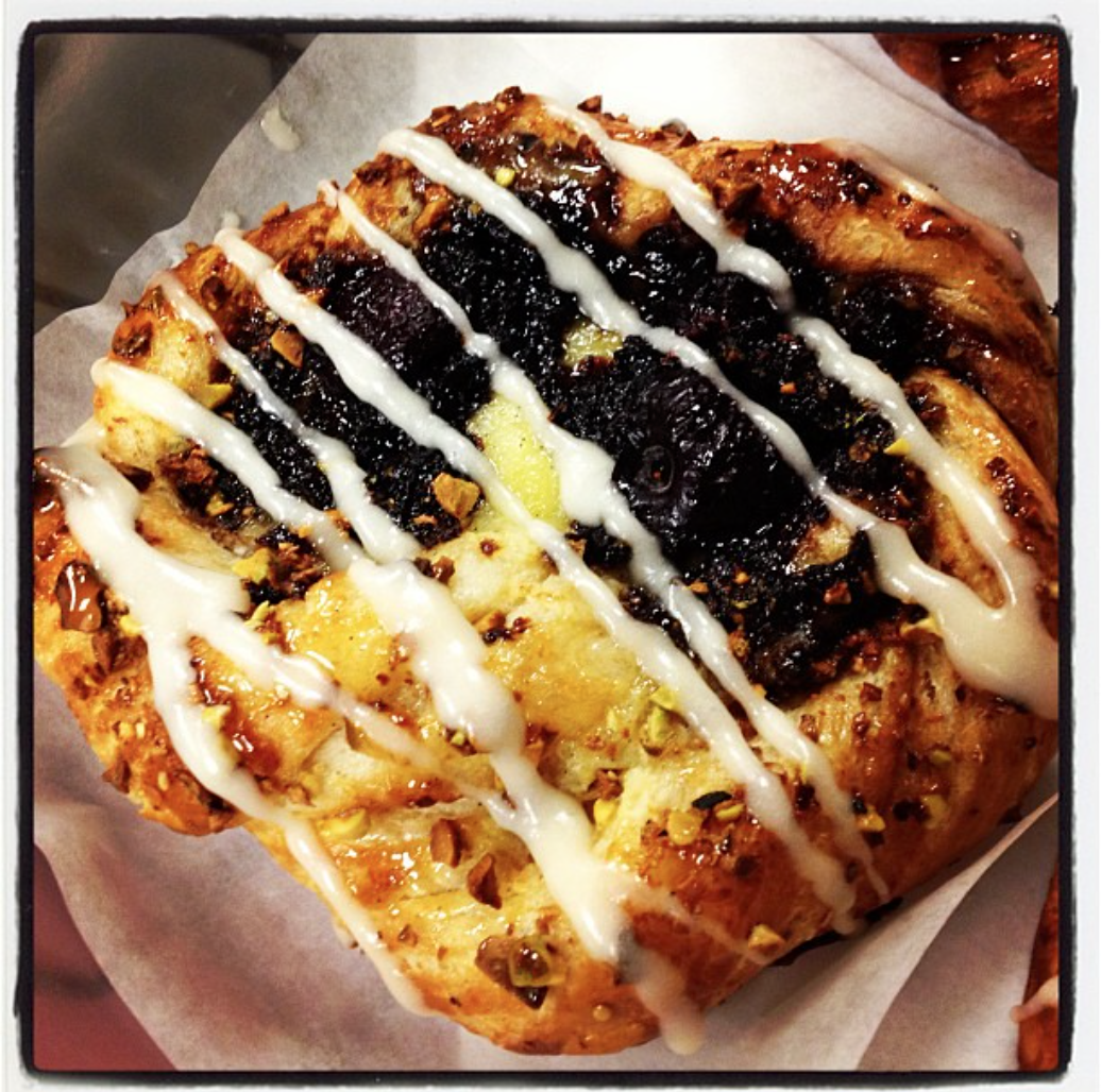 Cherry Ginger Pistachio Morning Pastry