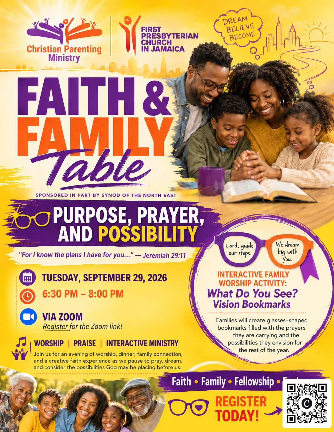 Faith and Family Table - Virtual Event