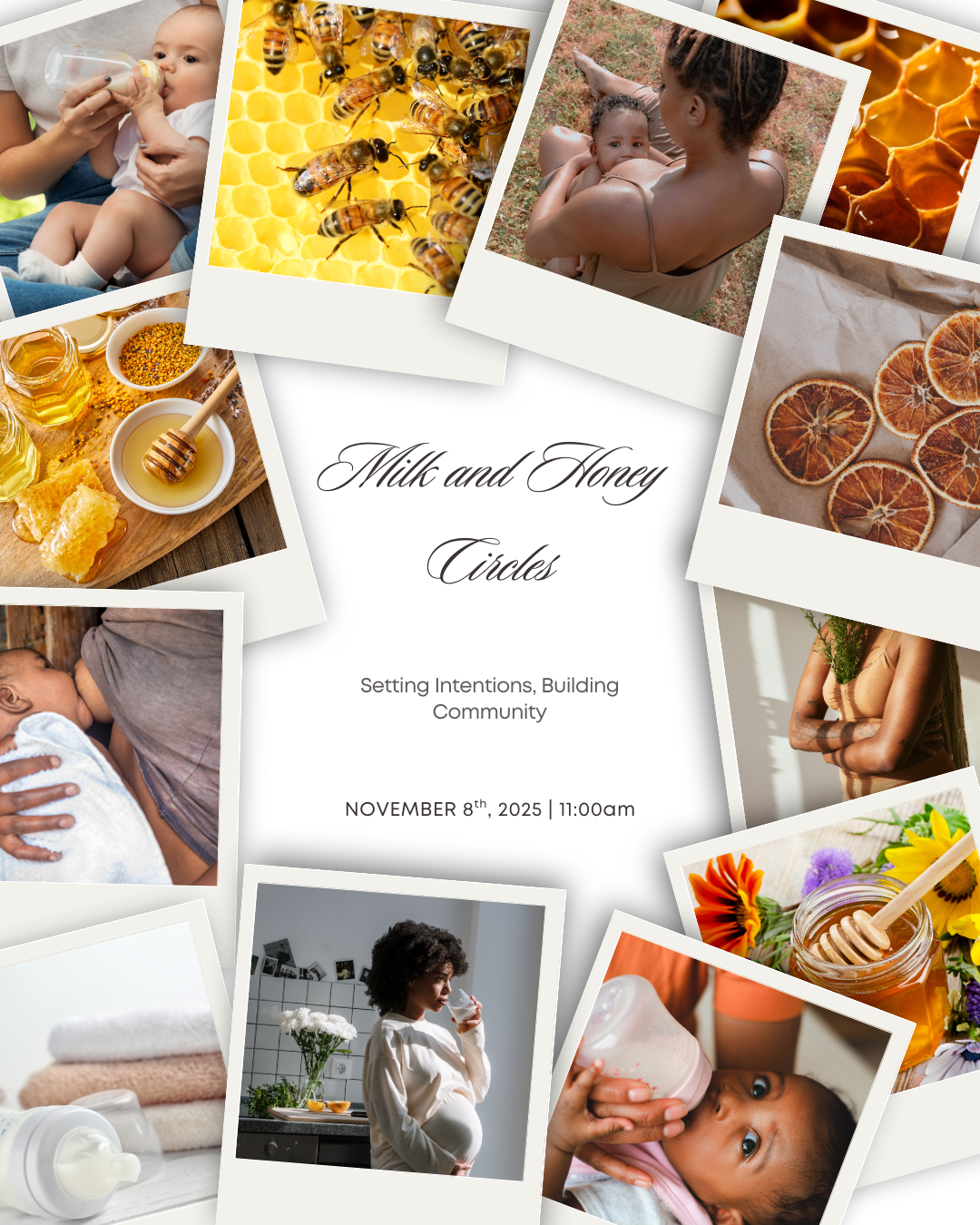 🌼 Milk & Honey Circles: Setting Intentions, Building Community
