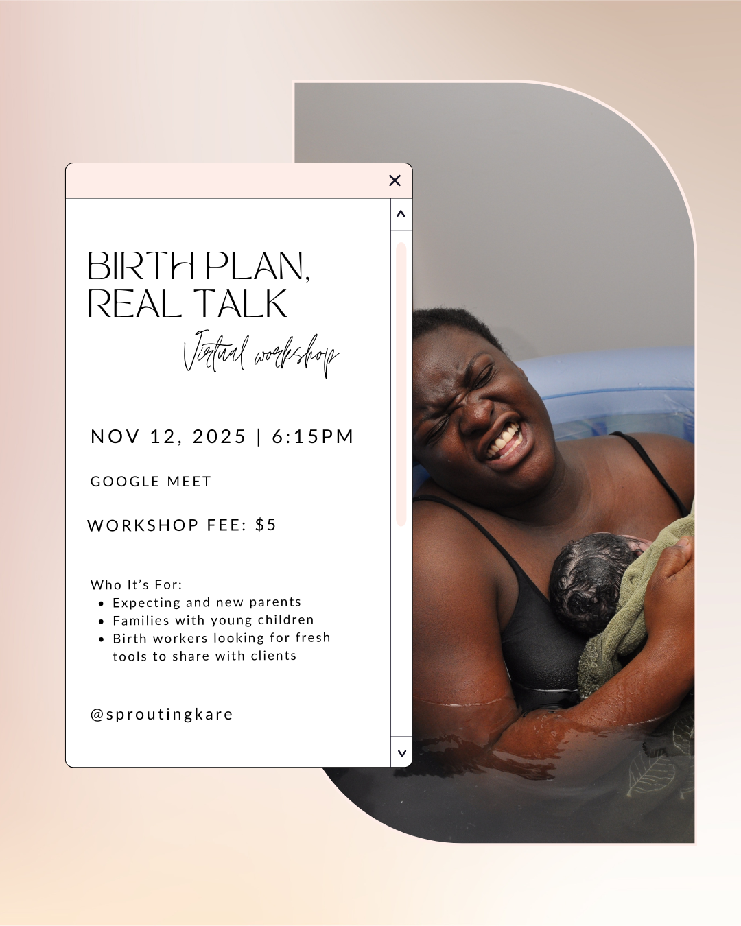 🎥 Birth Plan, Real Talk: From Pinterest to Practical