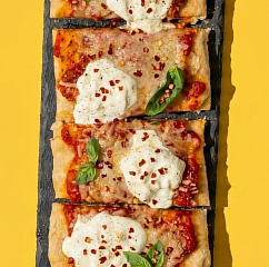 Margherita flat bread