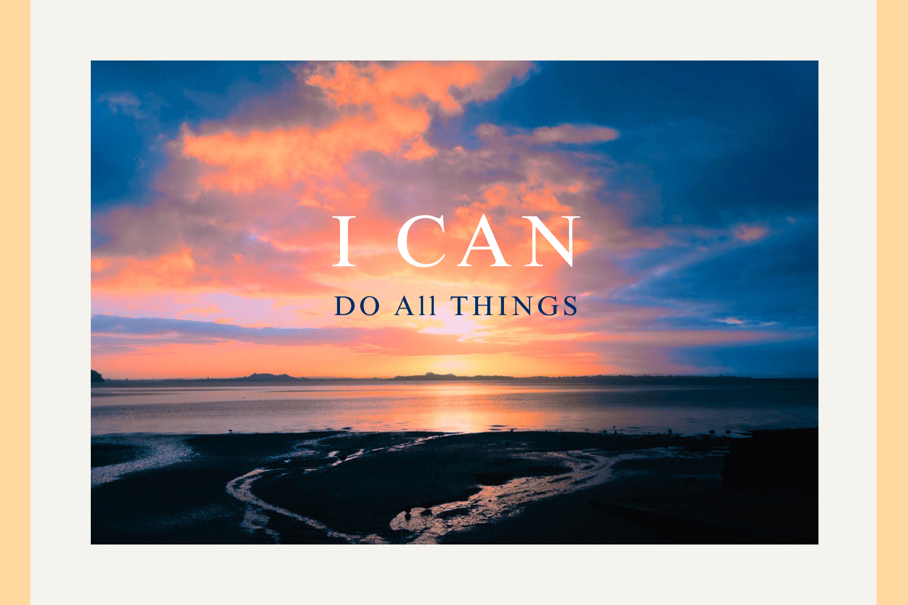 I CAN: 6x4 (15x10cm) Framed Print | The Reminder Series