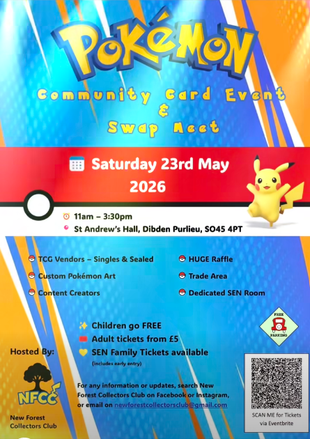 New Forest Collector Club Pokemon Event