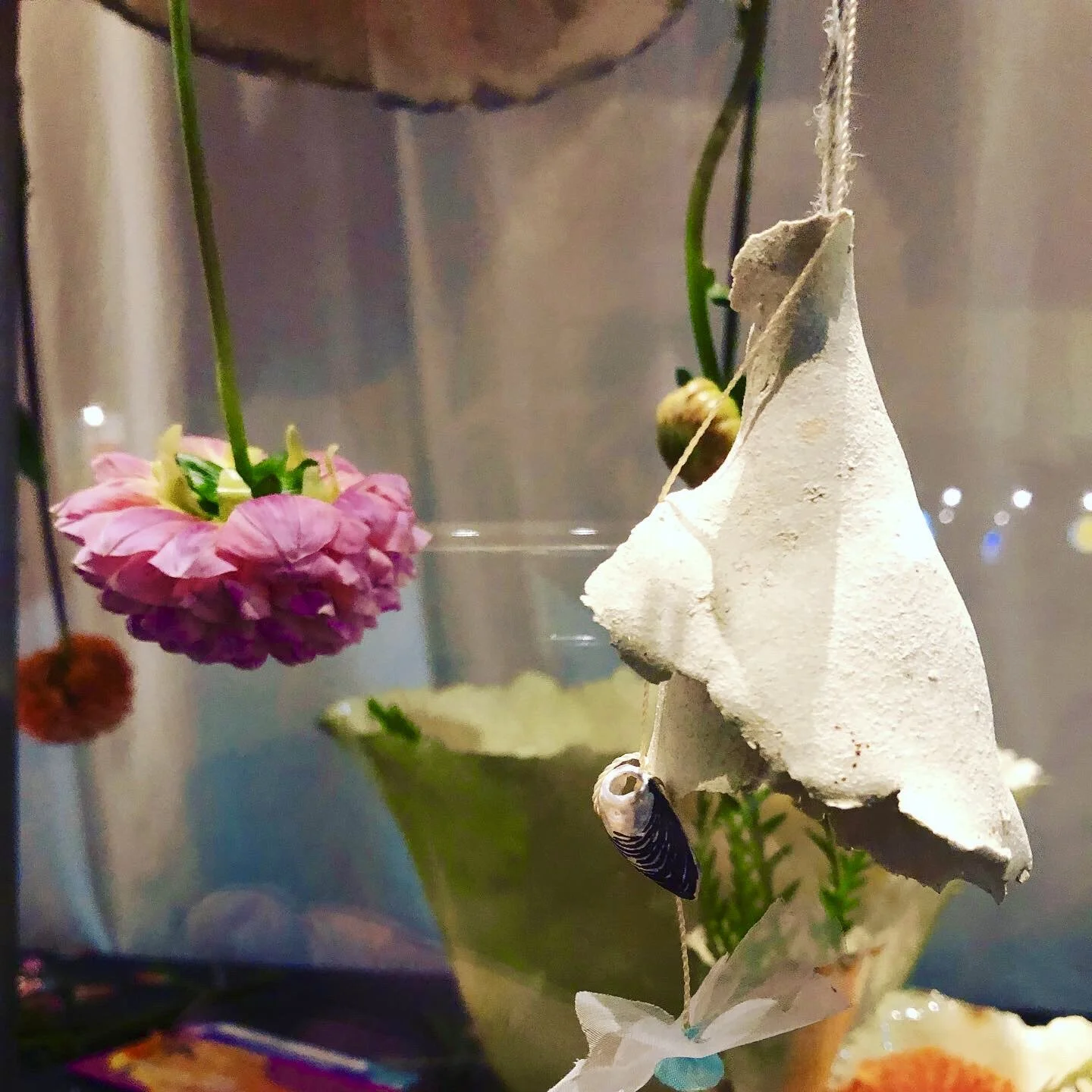 ceramic, paper & floral garlands ~*~*