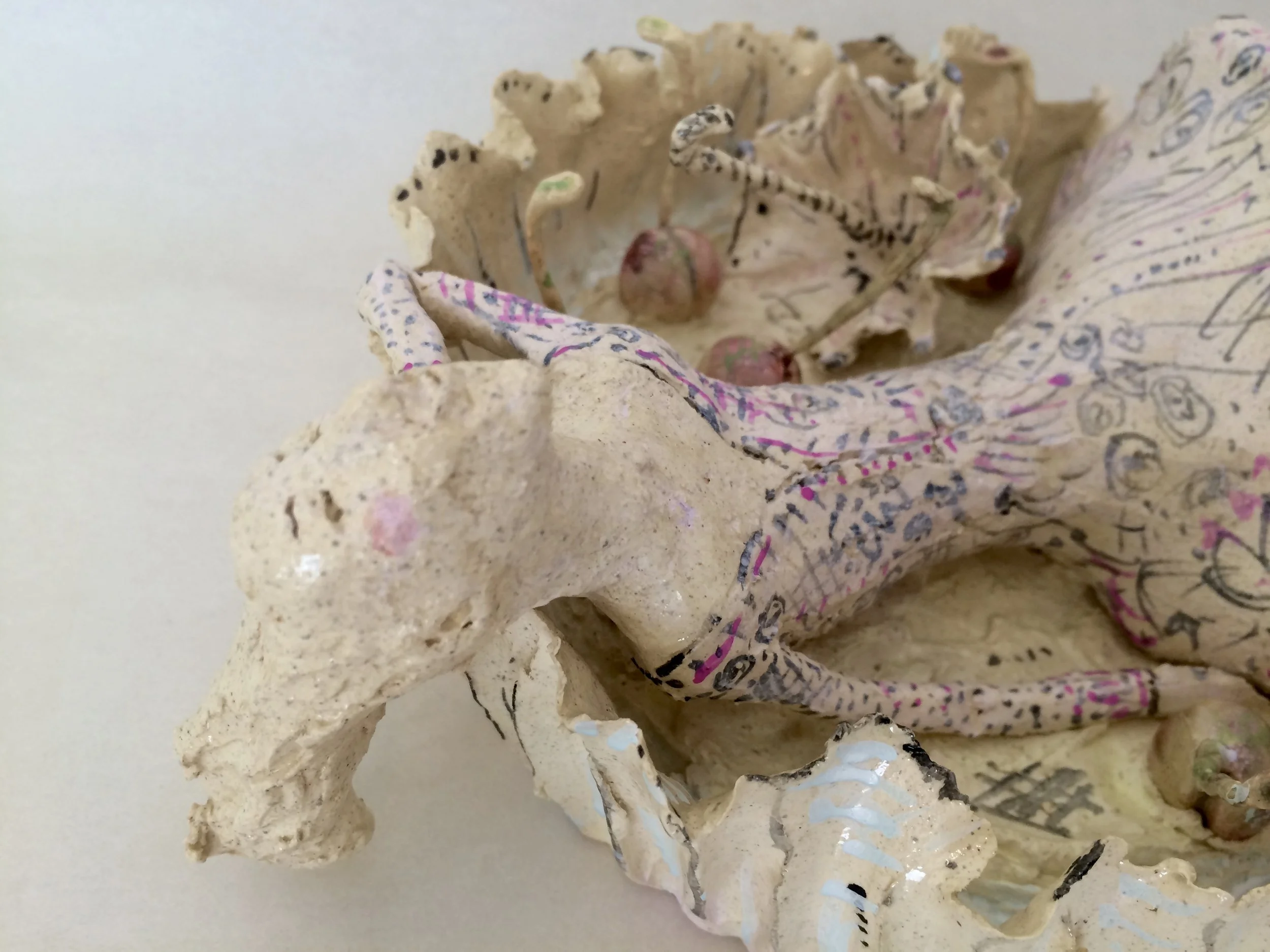 lounging on a bed of pastry cream