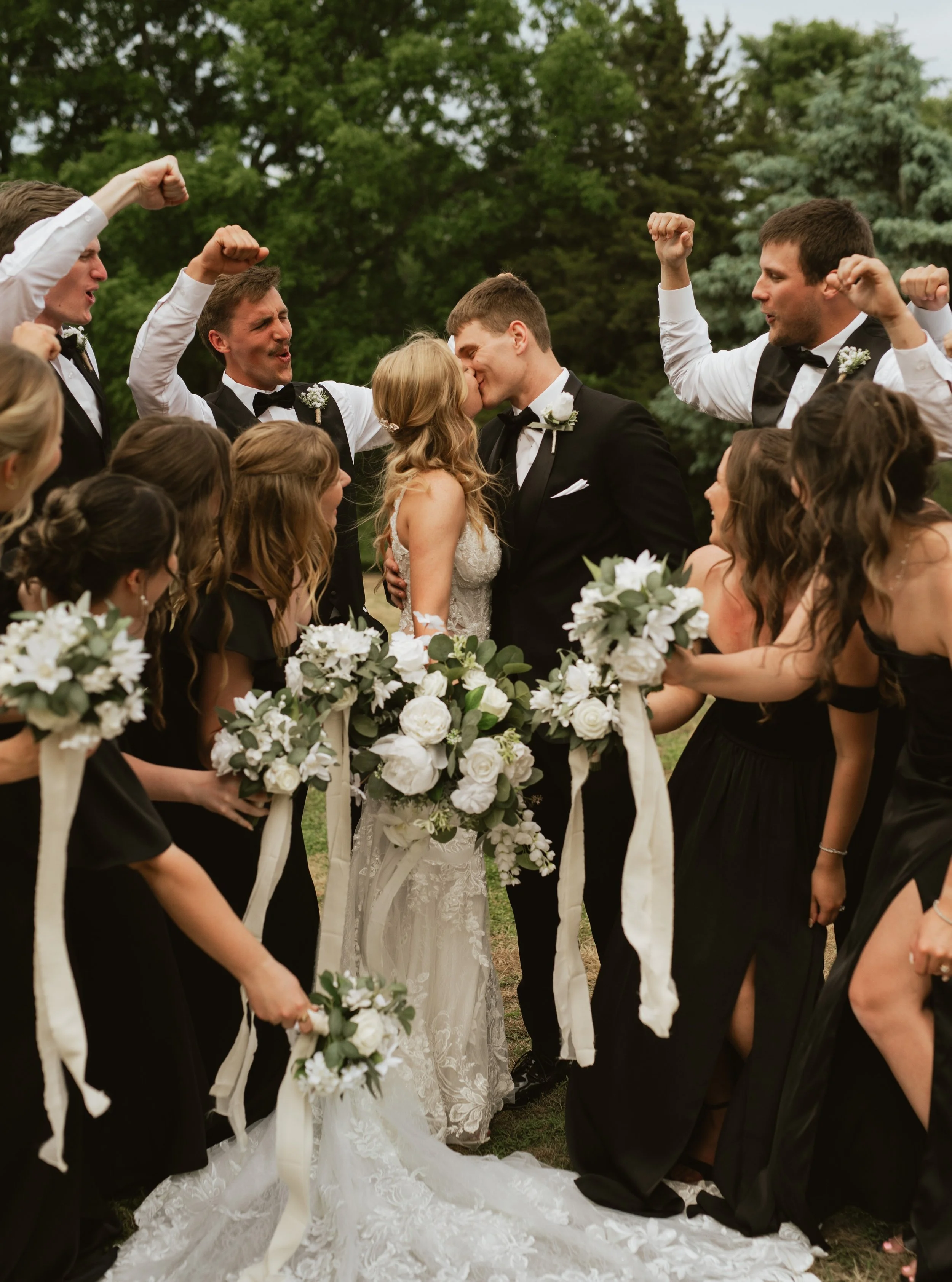 Sneak Peek Part 1 of Tiffani + Isaac's beautiful Iowa wedding!!! Stay tuned for part 2!!