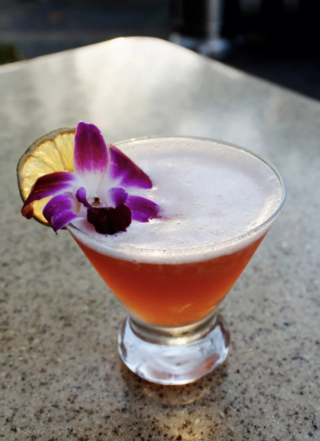 King Tide: Tropical pineapple and bright lime meet the floral elegance of elderflower and balanced to perfection with the bold, bittersweet edge of Campari.