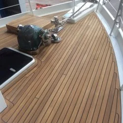Some of our teak deck repair projects 