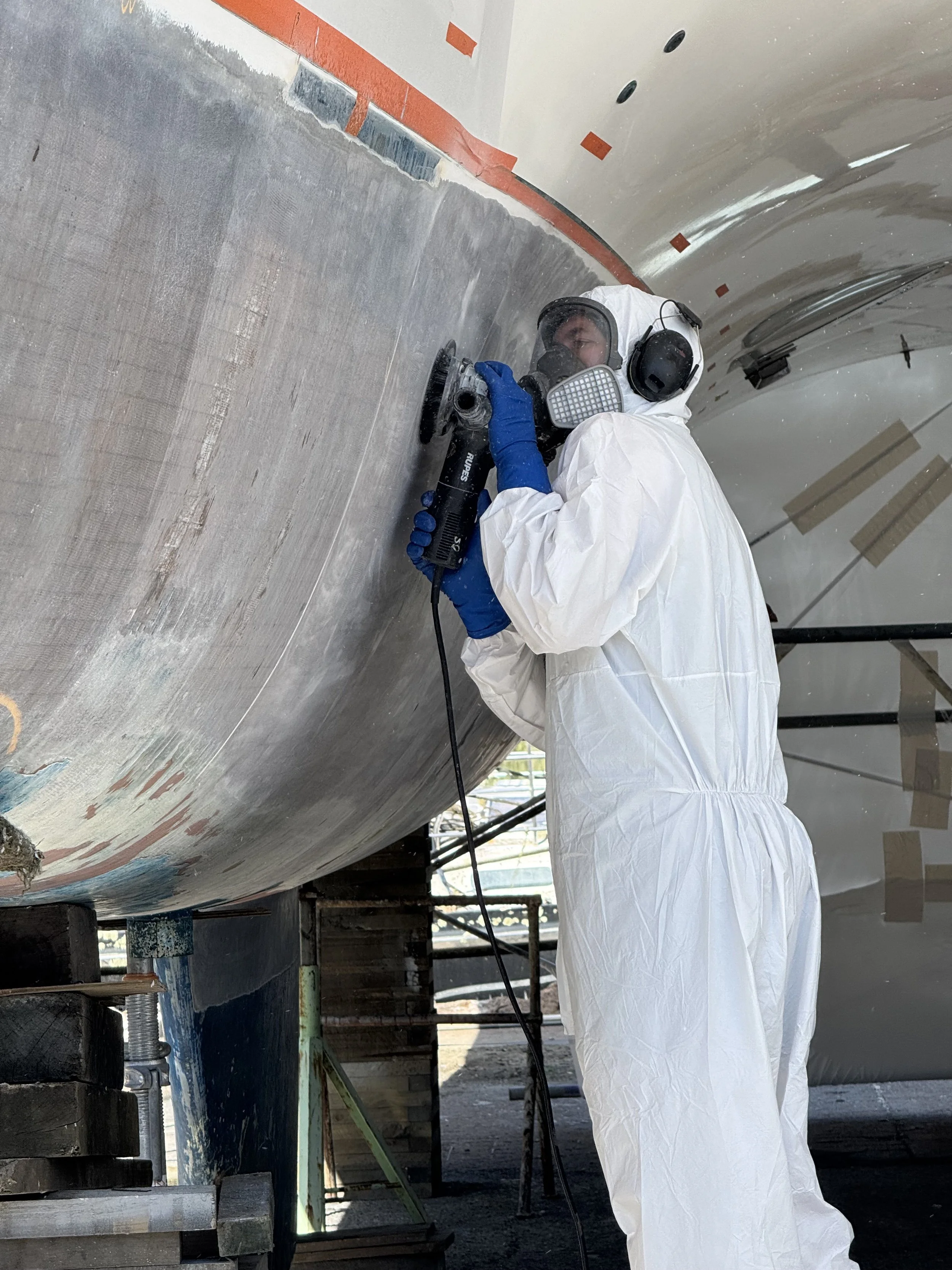Photo diary: Catamaran Osmosis Restoration Project 
