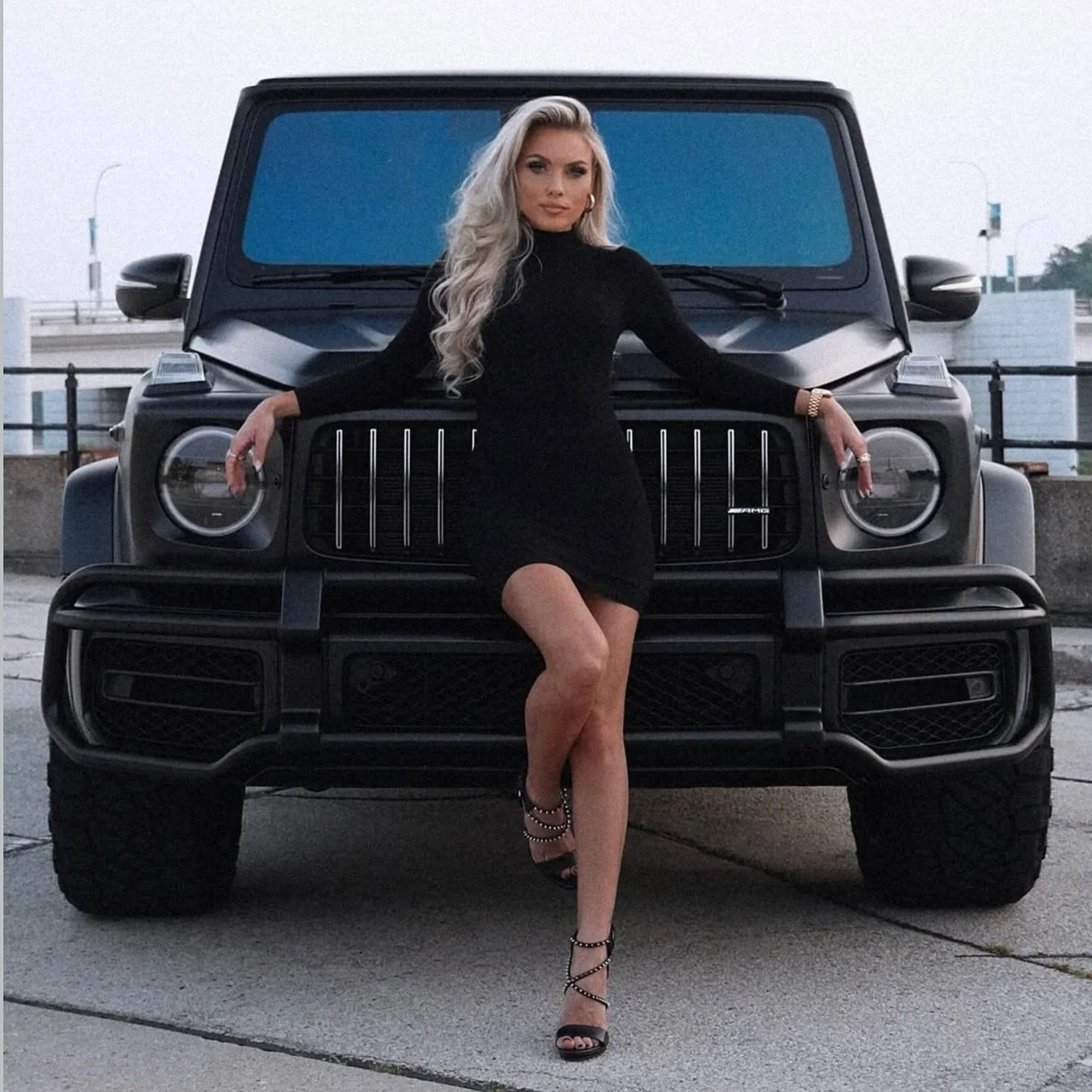 When she&rsquo;s not tearing it up in her Lamborghini Huracan, she&rsquo;s cruising in pure dominance with her Mercedes G63 AMG. ⚡️
Rocking the Rolex Presidential like a true icon. 🚀⌚️

Worn &amp; Driven by: @thelambolady

#Mercedes #AMG #G63 #Rolex
