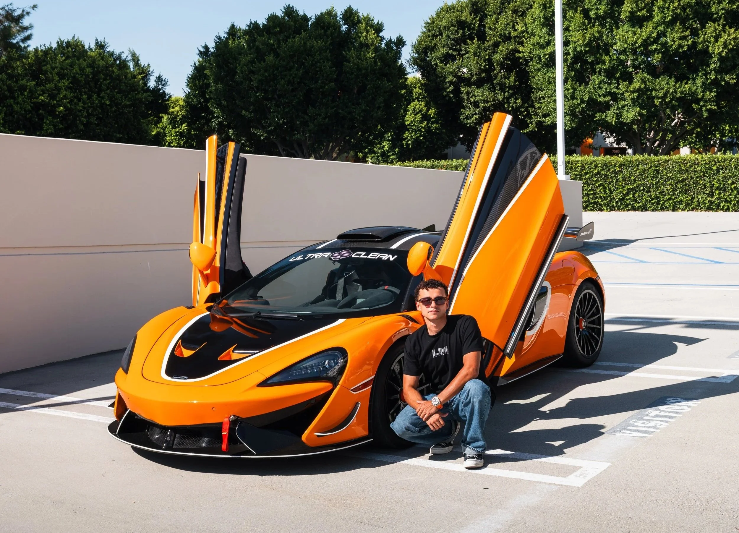 Orange McLaren 620R