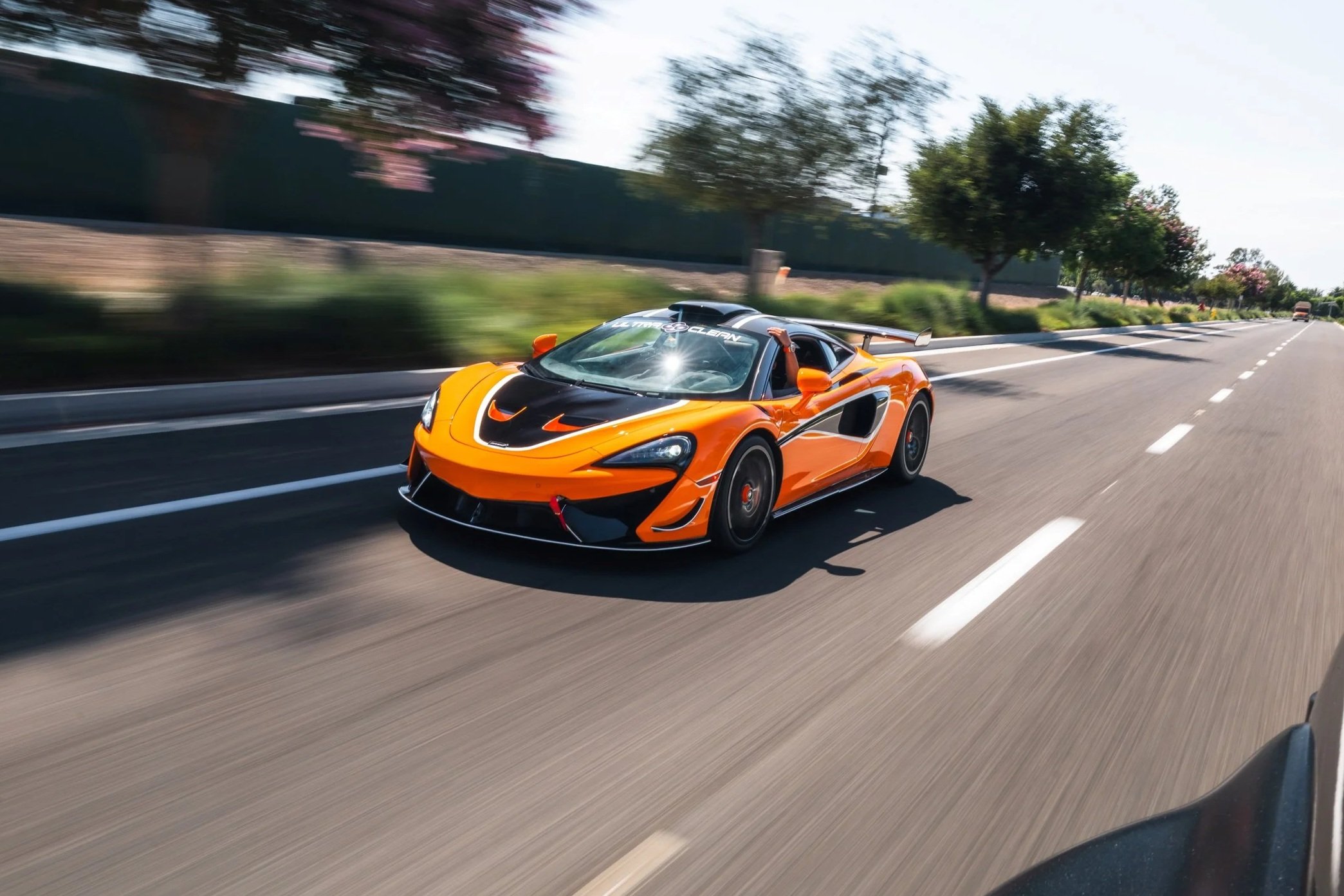 Orange McLaren 620R