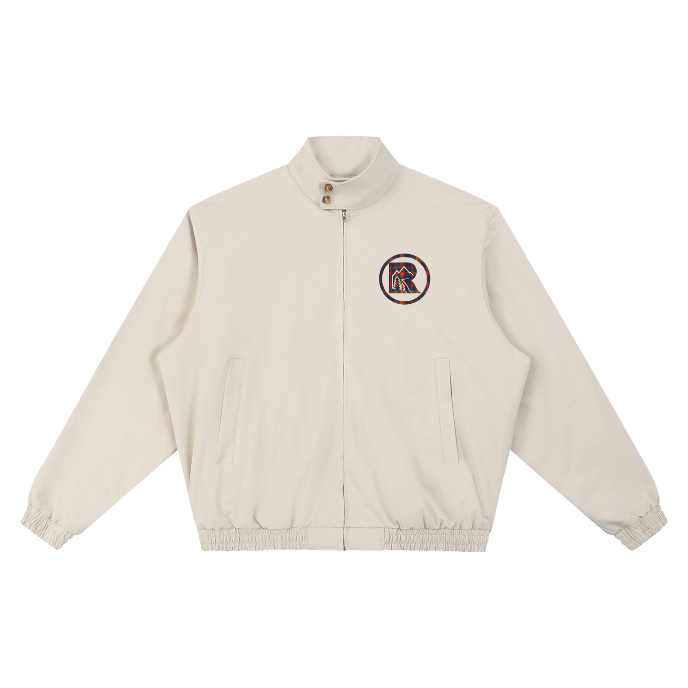 Double Button Bomber Jacket