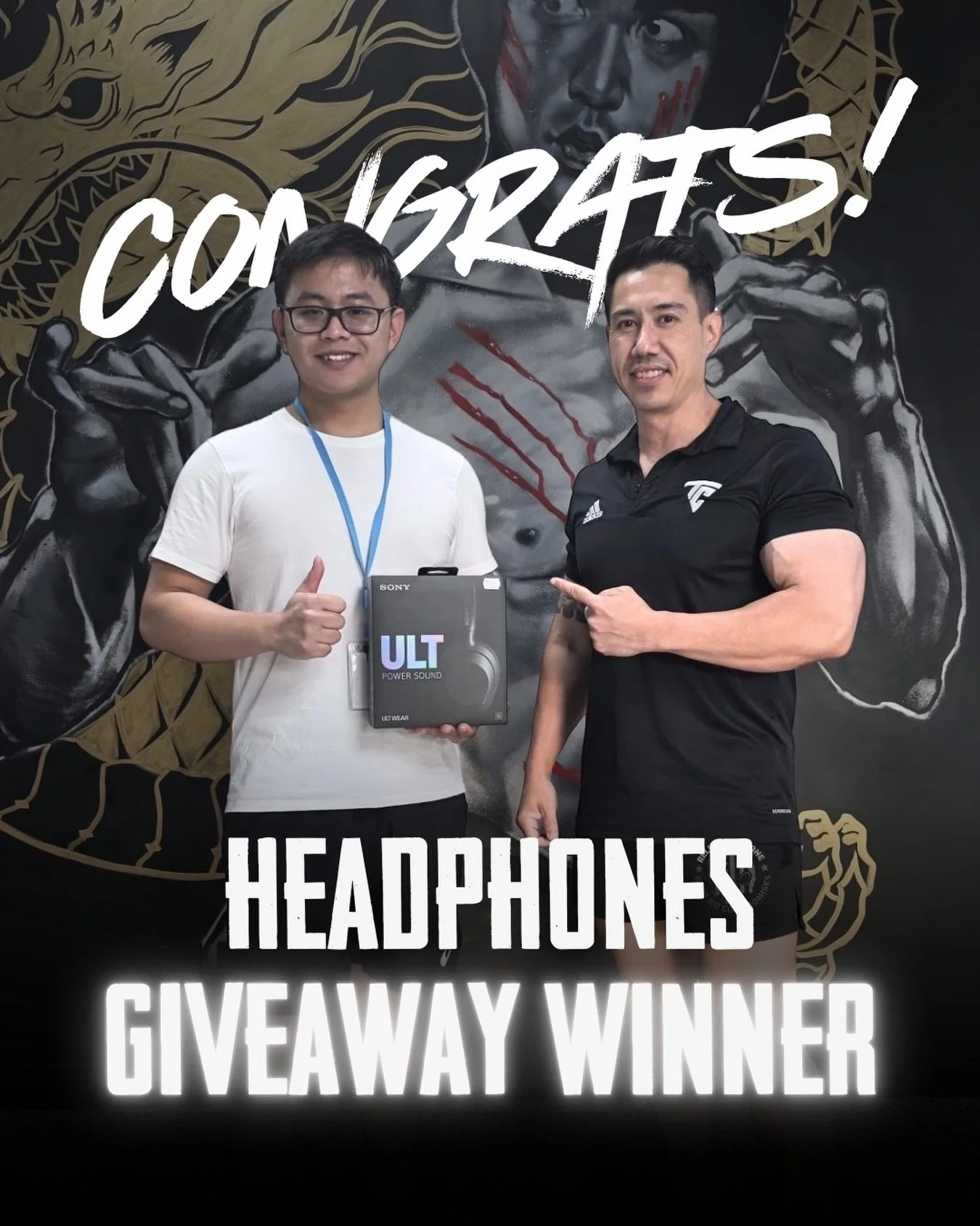 ✅ 21st Post (Giveaway Winner Announcement)

And the winner is&hellip;Victor! 🎉🎧

A big congratulations to our Headphones Giveaway winner!
We truly appreciate everyone who participated

Stay tuned.
More coming soon.

#CabramattaGym #GymLife #TheComp