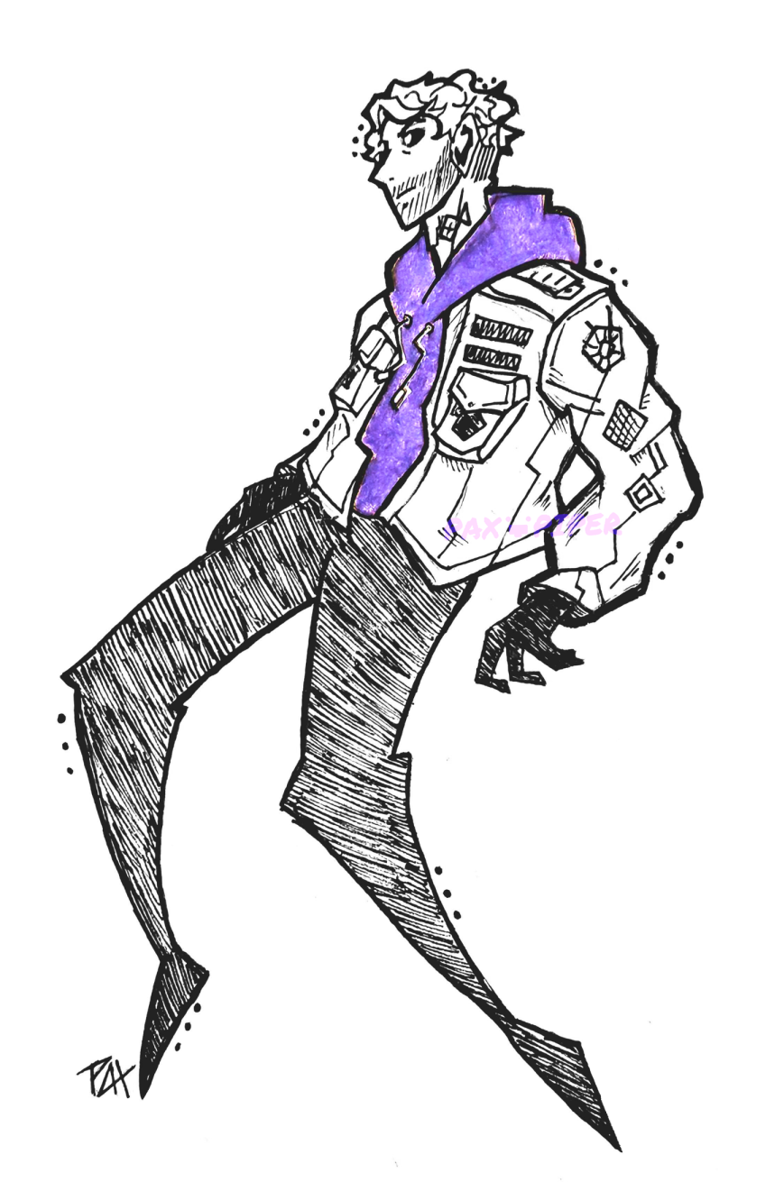 Ghost TJ - Inks & Color Pencils