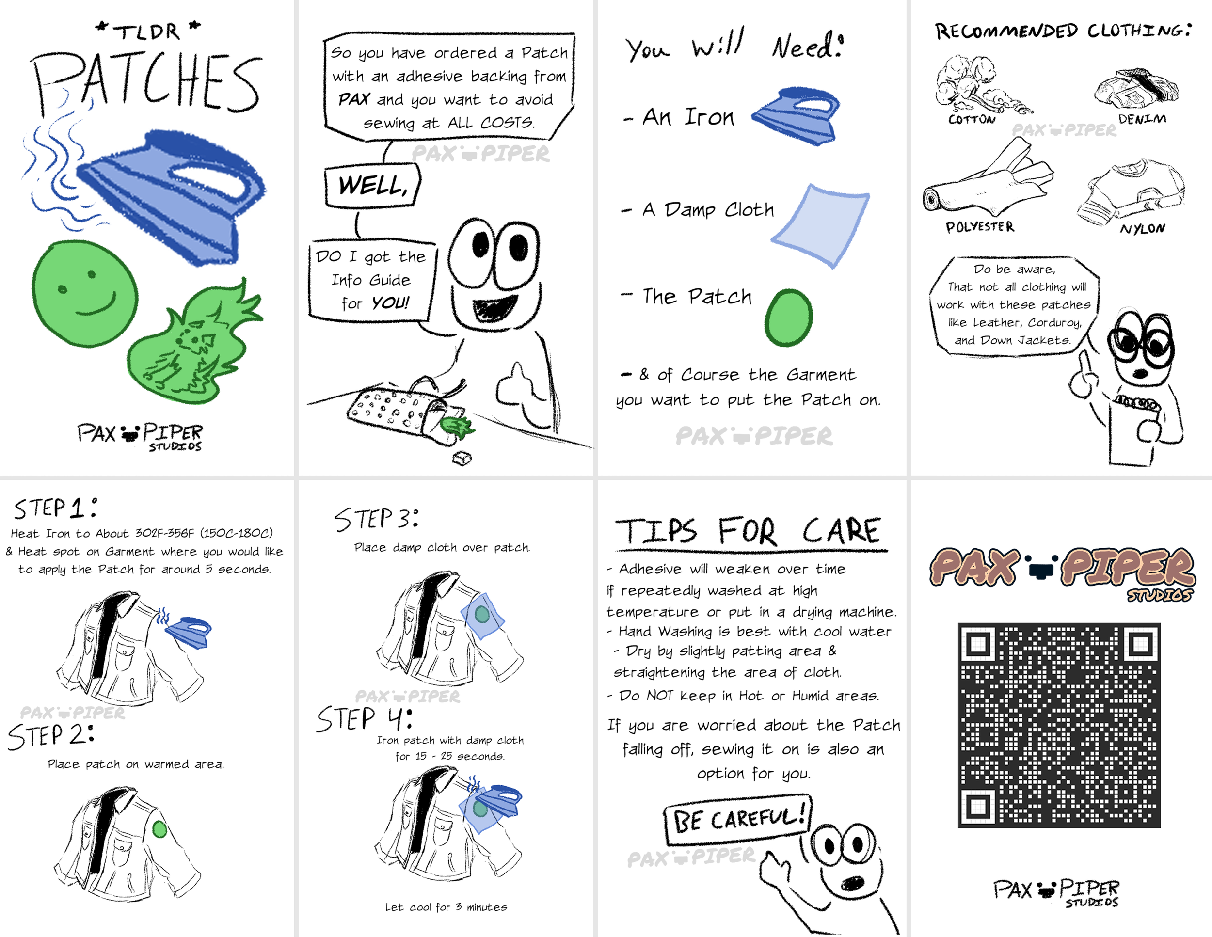 The Included Mini-Comic with a Patch Sale - Clip Studio Paint
