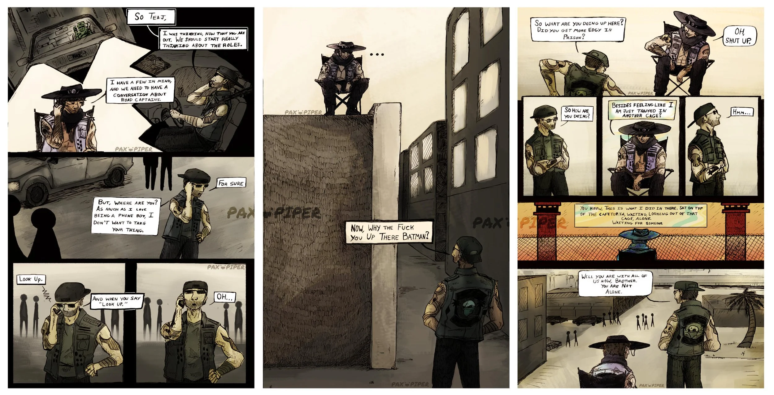 Iridescent - Hand Inked & Colored in Photoshop