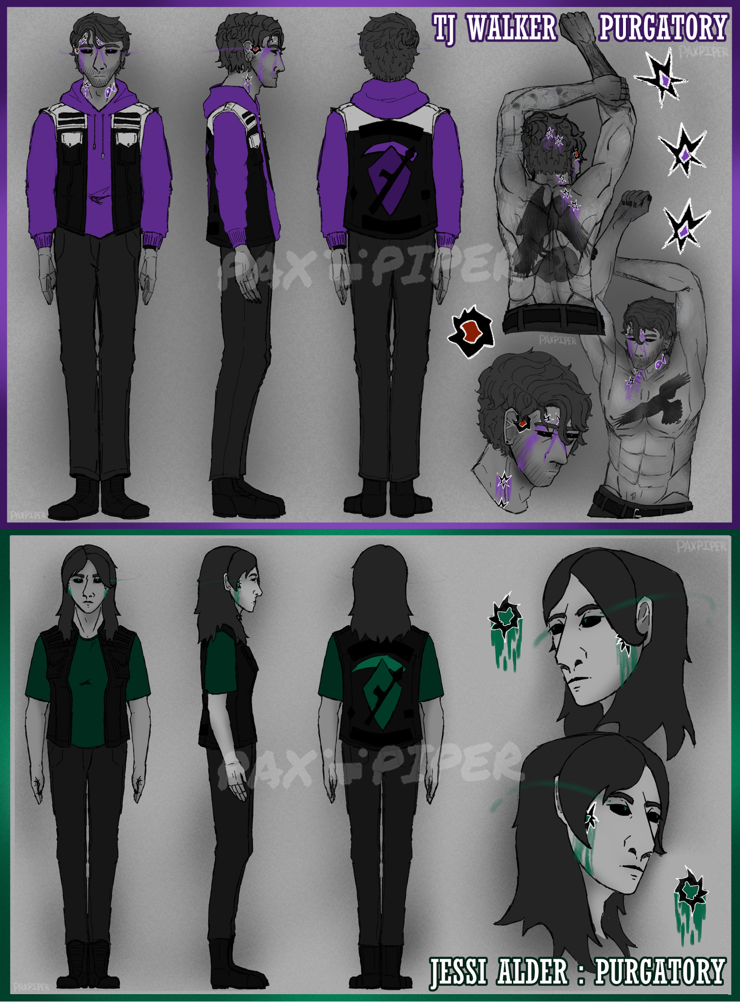 Purgatory Turnarounds - Clip Studio Paint