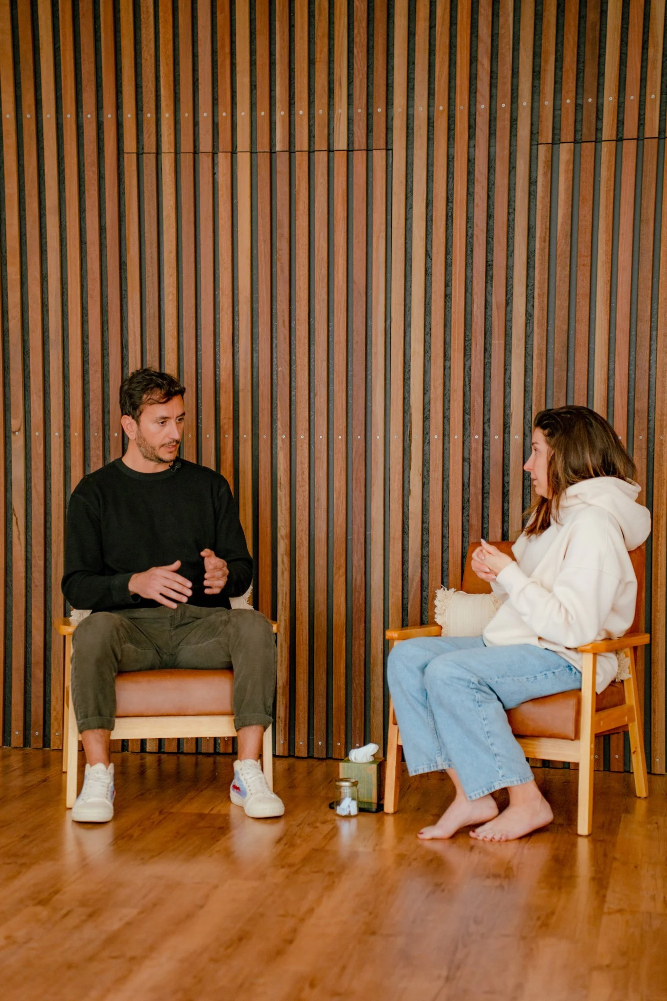 Daniel Del Monte facilitating a Family constellation a private session