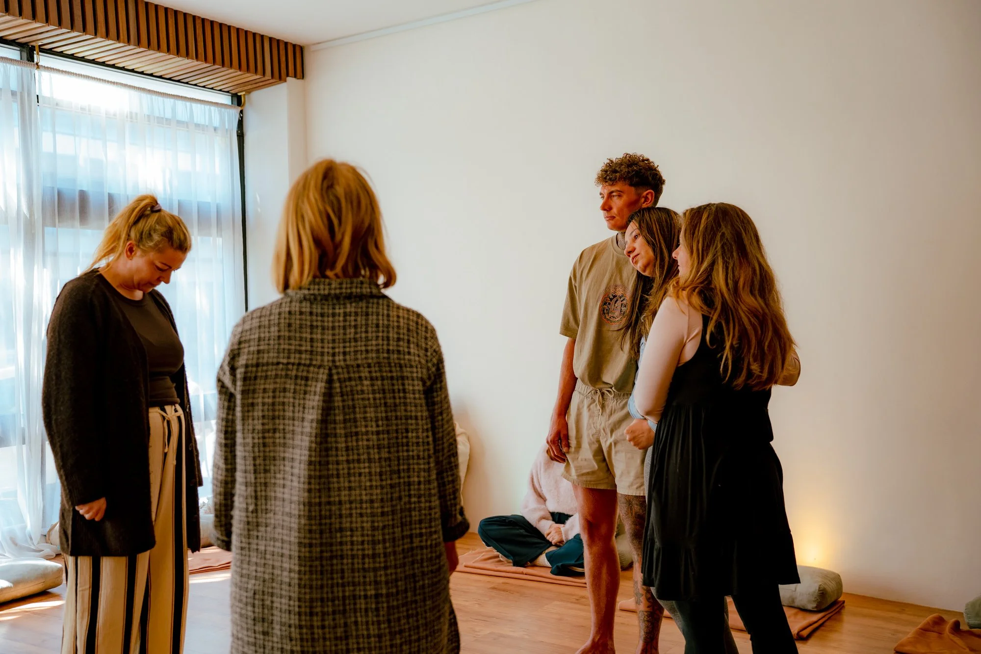 Daniel Del Monte during a Family constellation workshop in Sydney