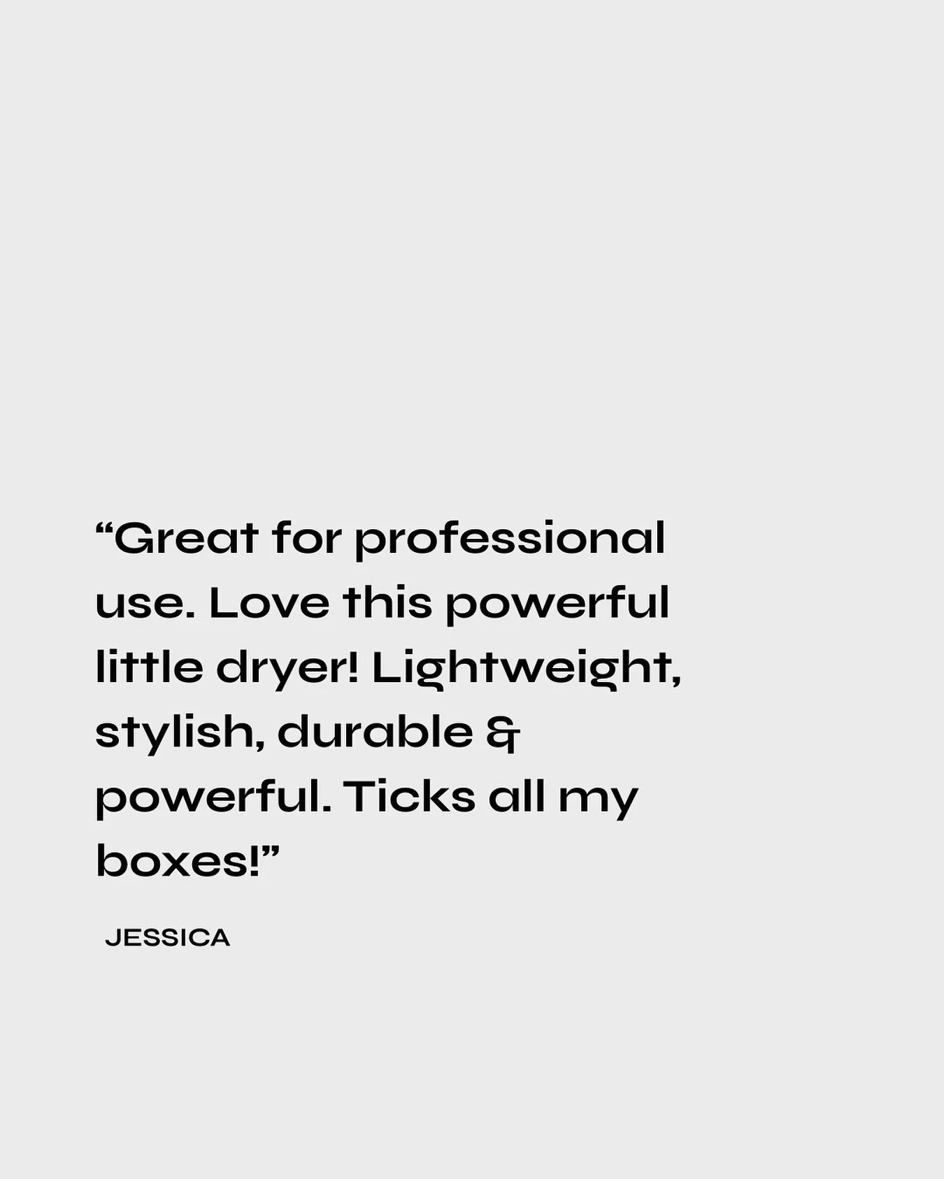 Another great customer review for our Yokubō Deluxe hair dryer🖤

Thank you! 

Professional power. Lightweight. Salon-grade tool. Designed in New Zealand. 

#yokubohairtools #hairdressingessentials #salonqualitytools