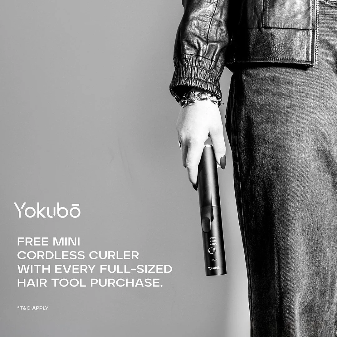 We have a gift for you!🎁

Purchase any full-size Yokubō hair tool and receive a Cordless Curler absolutely free - a premium styling essential valued at NZ$159.

How It Works:

1. Shop any full-size hair tool (Hair Dryer, Straightener, or Airstyler) 