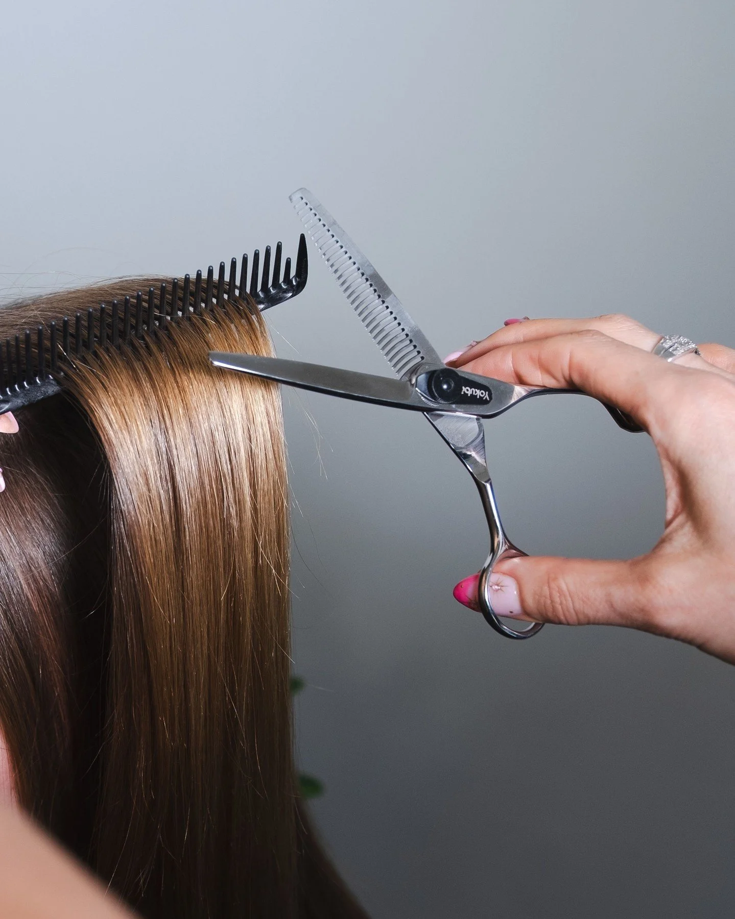 Meet The Yokubō Thinning Shears ✂️
Your secret weapon for effortless, personalised cuts.

✨ Perfect for thinning, texturising &amp; seamless blending
✨ Removes ~35% of hair with every glide - smooth, precise, effortless
✨ Offset handle for all-day co